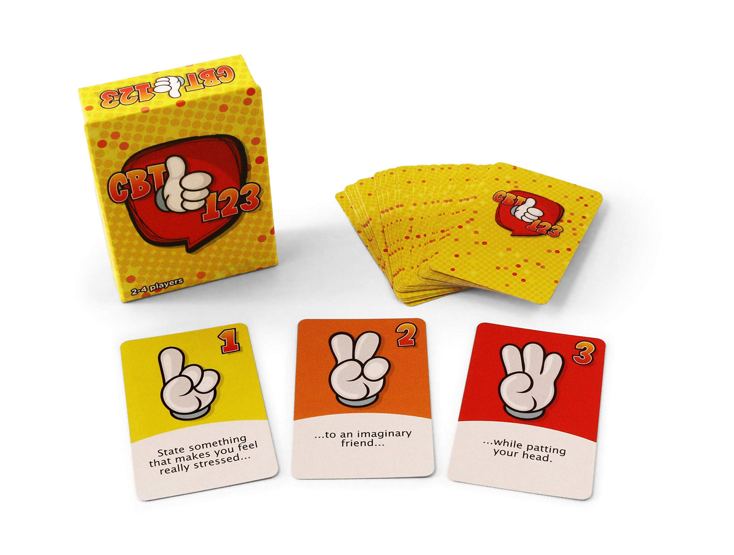 PlayTherapySupply CBT 123: A Hilariously Fun CBT Card Game for Kids & Teens — Updated Version 2.0