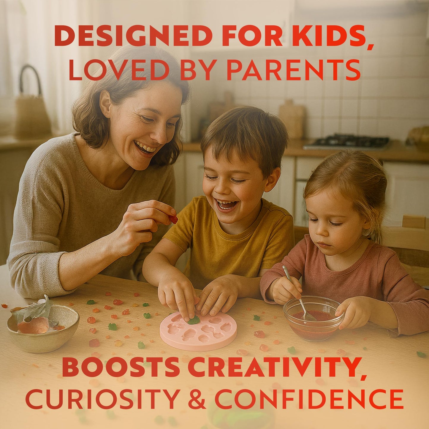Playz Edible Candy Making Science Kit for Kids 8-12 — 40 Sweet Experiments