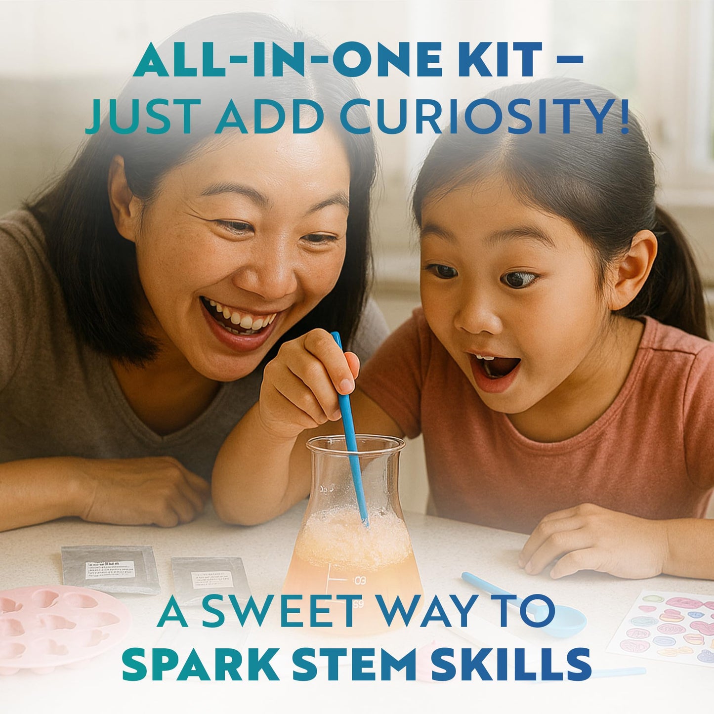 Playz Edible Candy Making Science Kit for Kids 8-12 — 40 Sweet Experiments