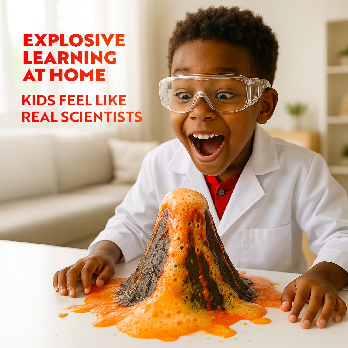 Playz Mega Kaboom! 150+ Explosive Science Experiments Kit for Kids 8–12