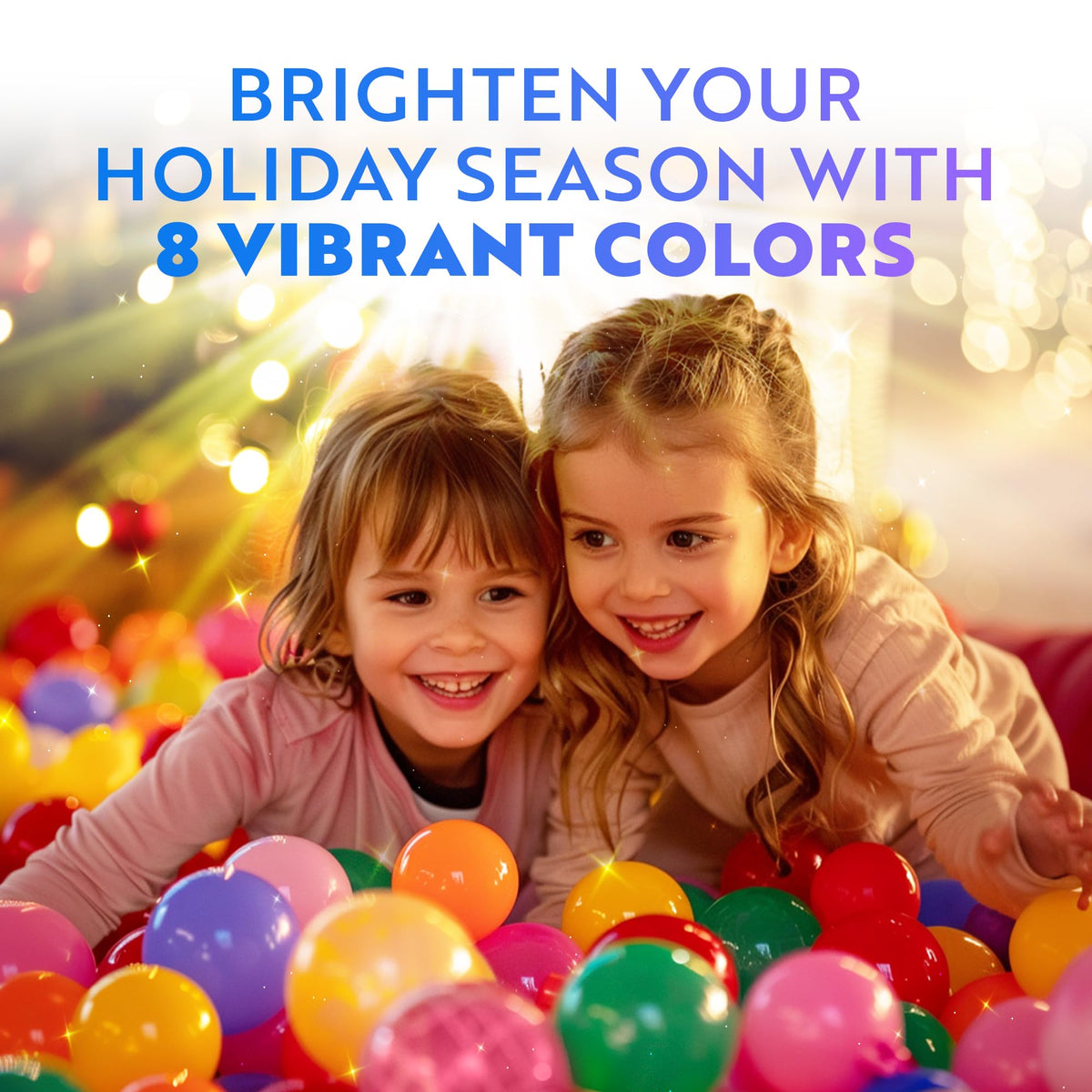 Playz Soft Plastic Mini Ball Pit Balls — 50 Count, 8 Colors, Crush-Proof & Non-Toxic for Baby & Toddler Play