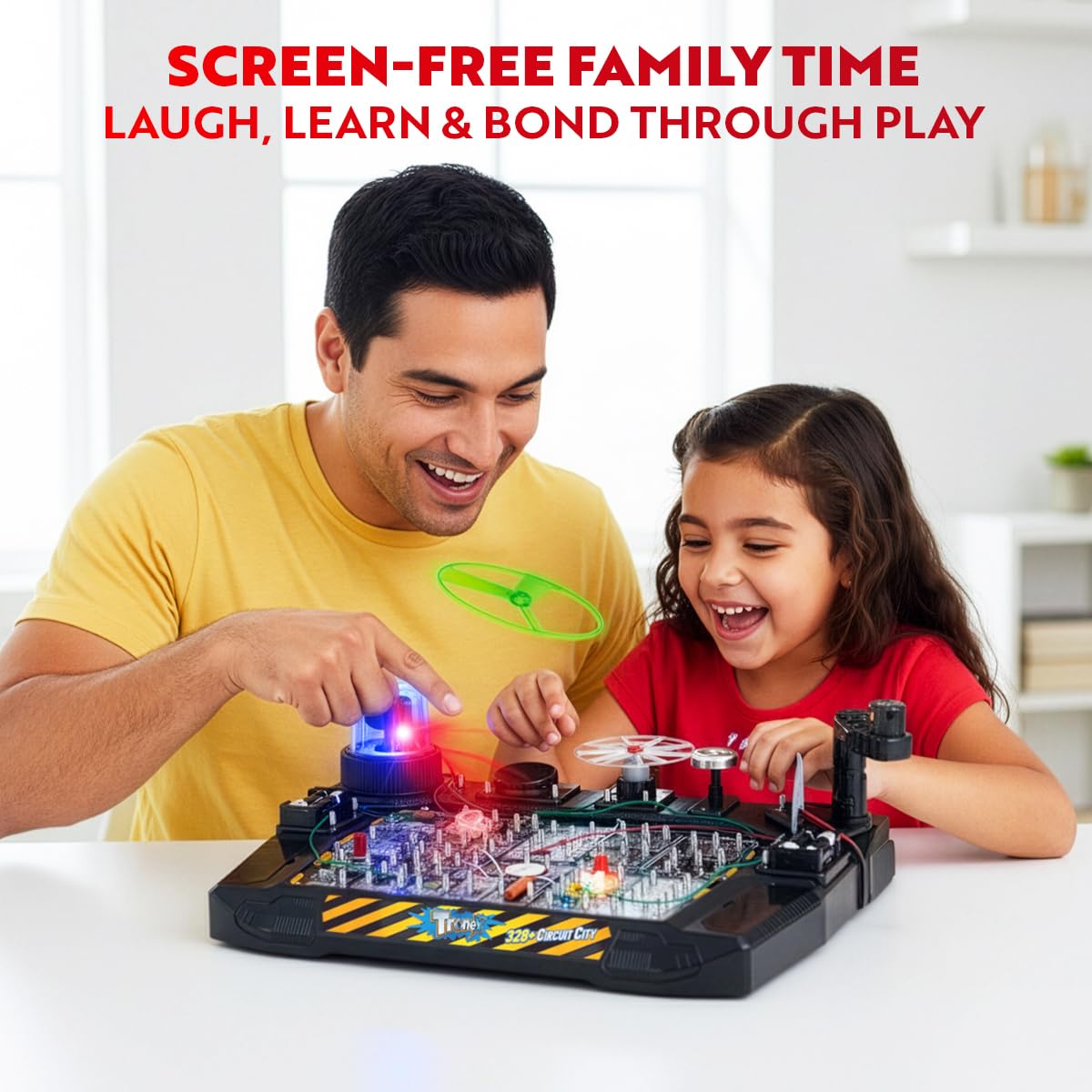 Playz Advanced Electrical Circuit Board Engineering Kit – 328+ STEM Projects for Ages 8-13