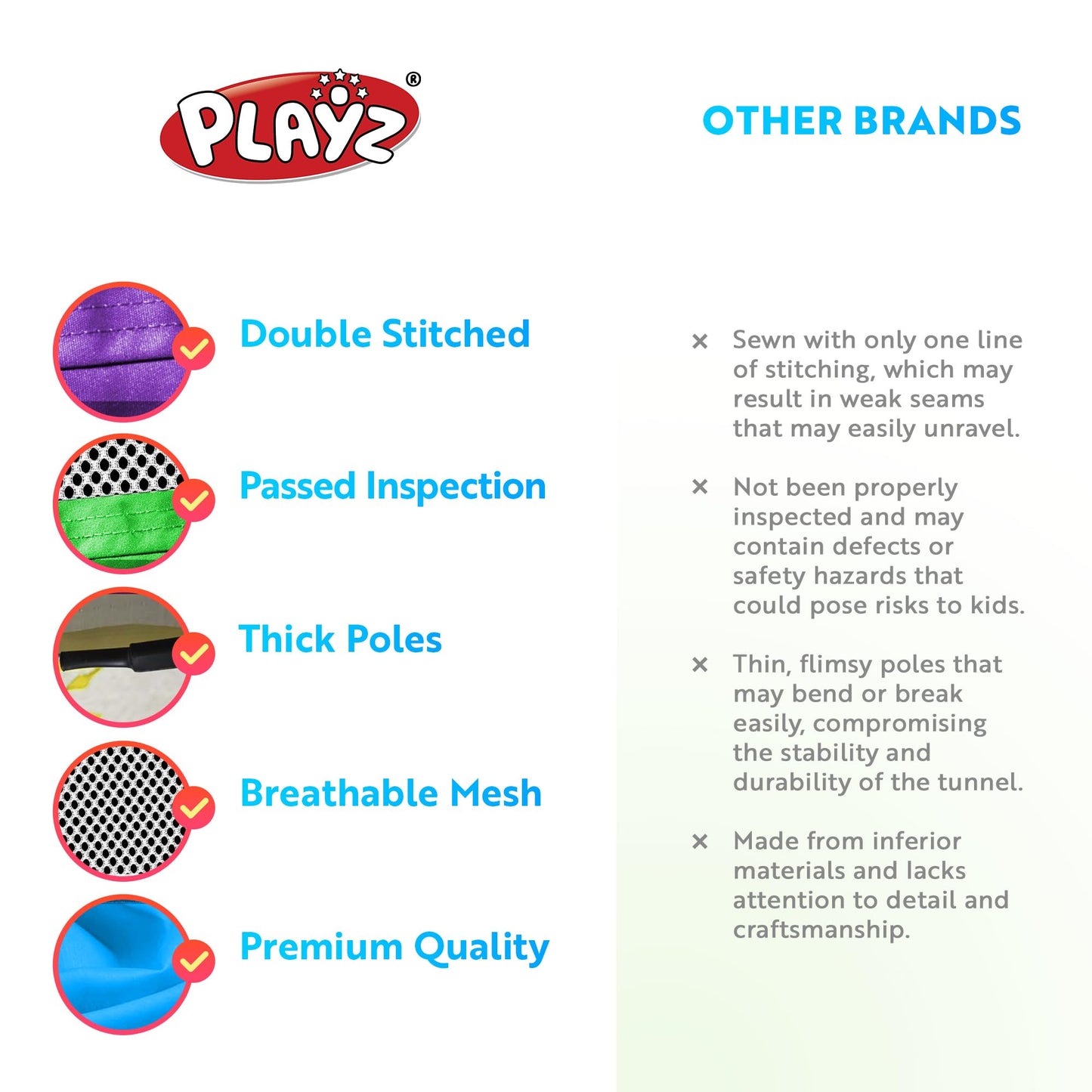 Playz 5pc Kids Play Tents & Tunnels with Ball Pit & Hoop | Indoor & Outdoor