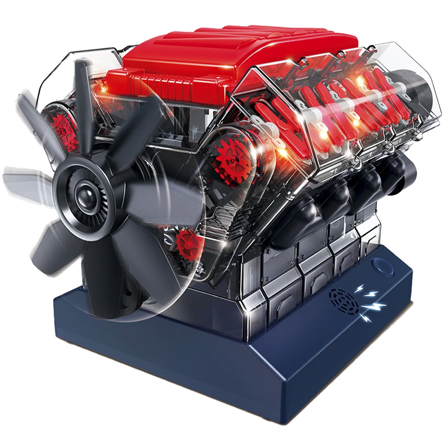 Playz V8 Combustion Engine Model Kit That Runs | Build a Working Mini V8 Engine