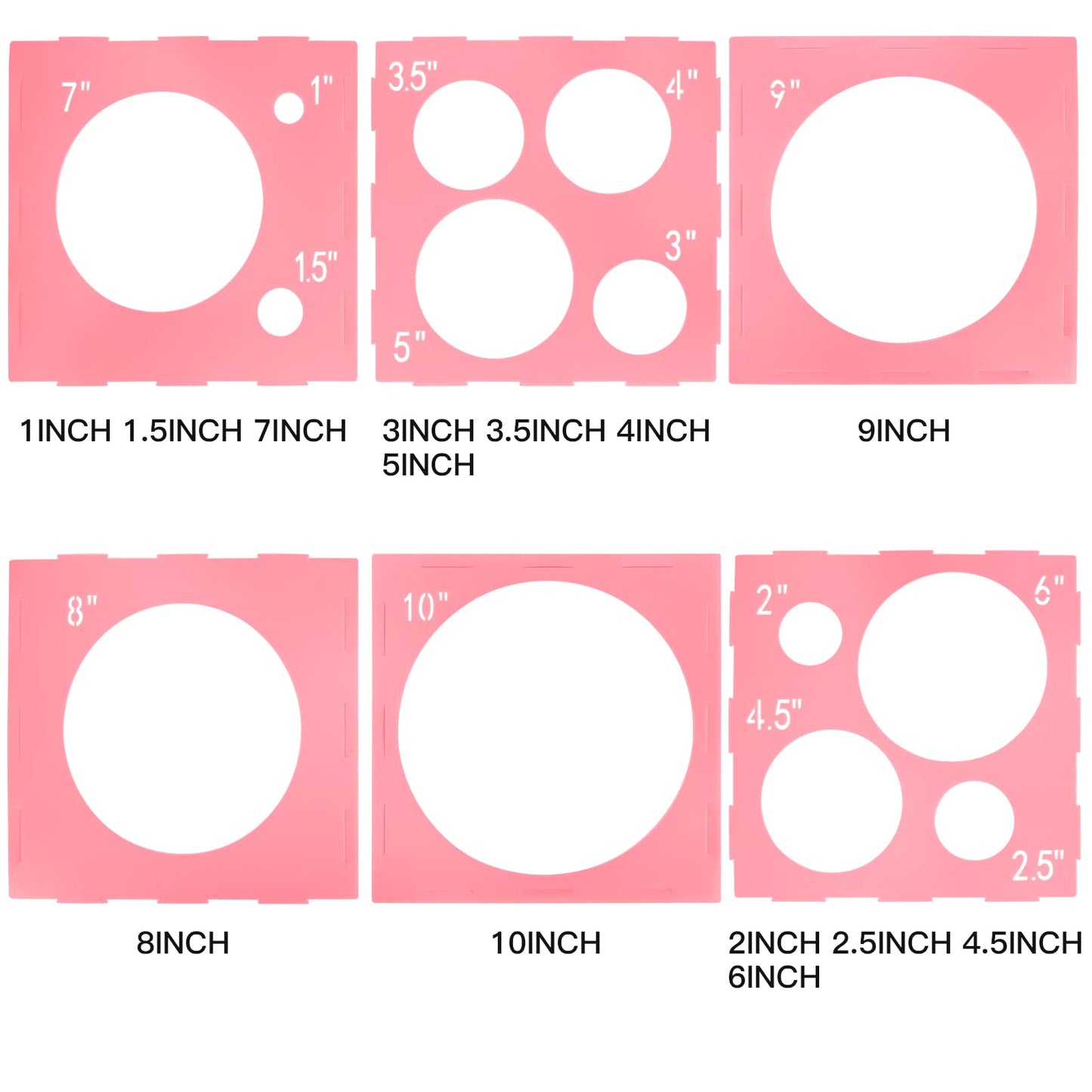 Pllieay 14-Holes Balloon Sizer Box Cube – Pink Collapsible Measurement Tool