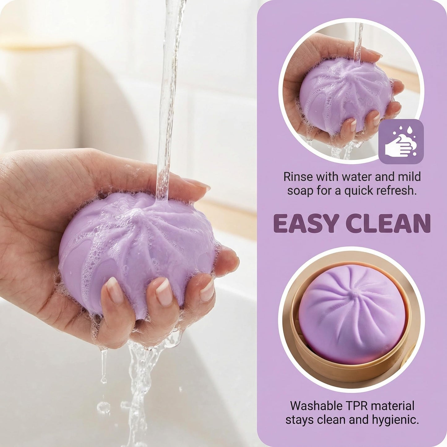 Plman 2PCS Squishy Dumpling Mystery Dumplings – Stress Relief Toy for Adults | Large Squeeze Dough Ball