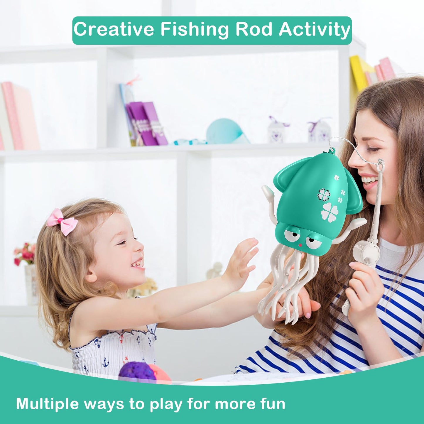 Plnmlls Dancing Octopus Toy – Tummy Time, Music & LED Light for Babies & Toddlers