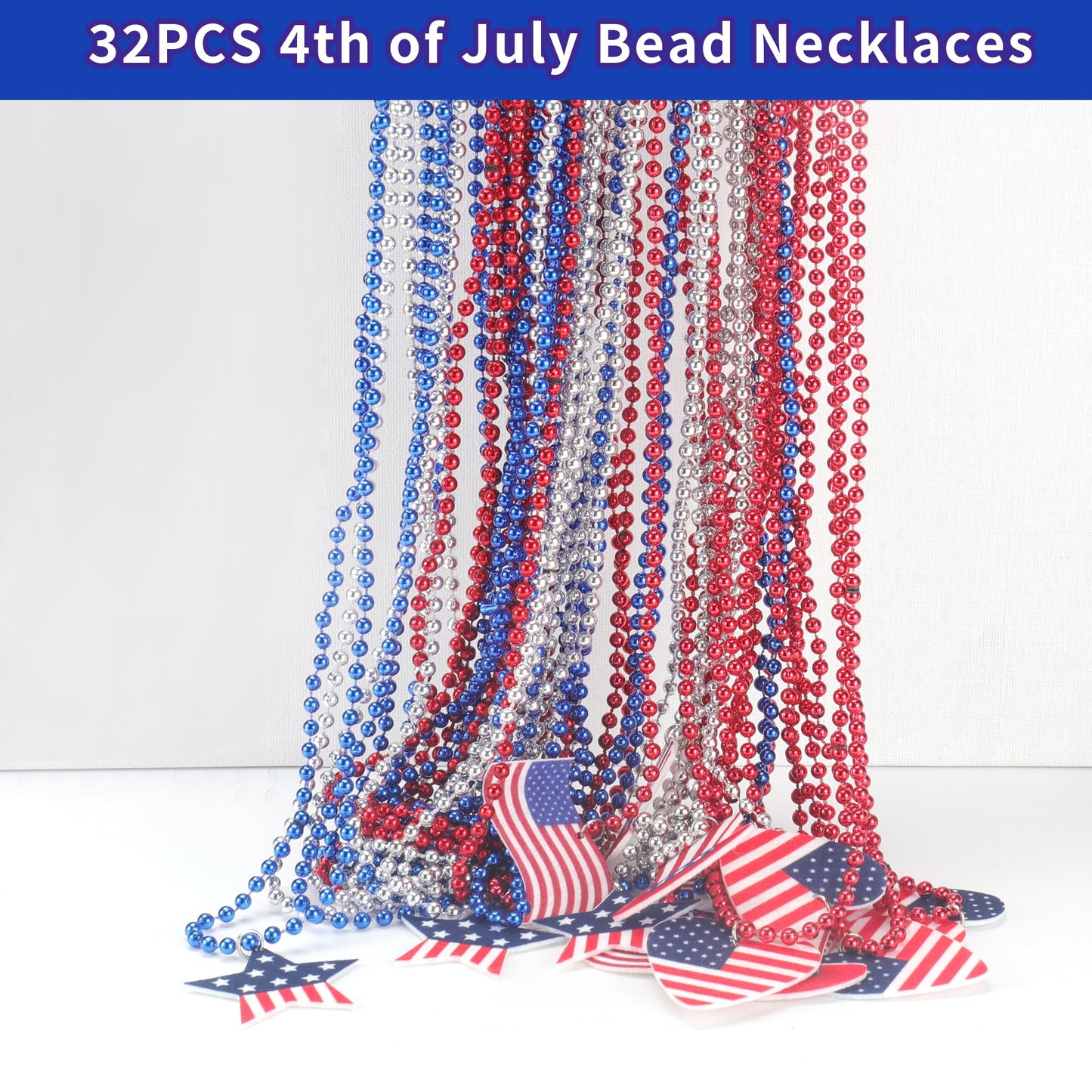 PLOUGVI 188PCS 4th of July Accessories Set | Patriotic Party Favors & Decorations