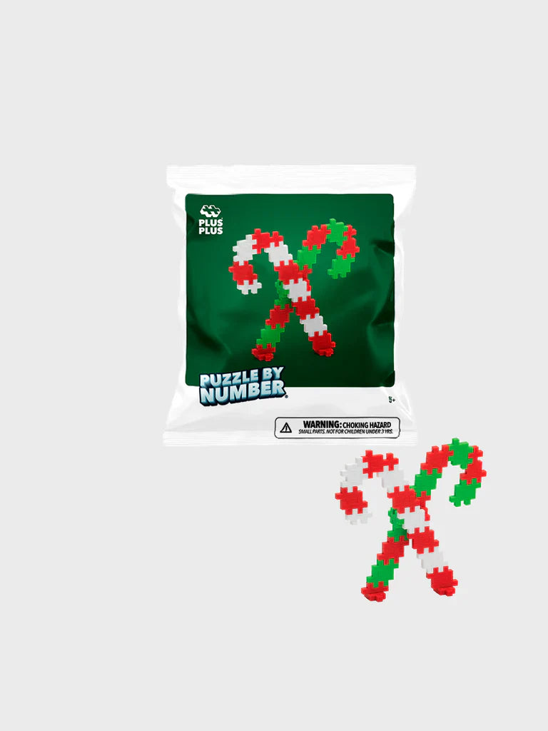 Plus Plus Christmas Puzzle by Number Mini Pack