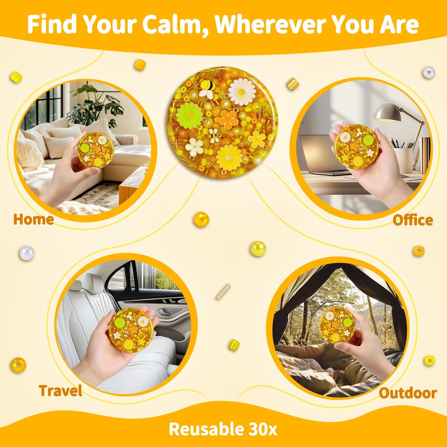 PLUMIA Reusable Picking Fidget Pad – Remeltable Sensory Fidget Toy