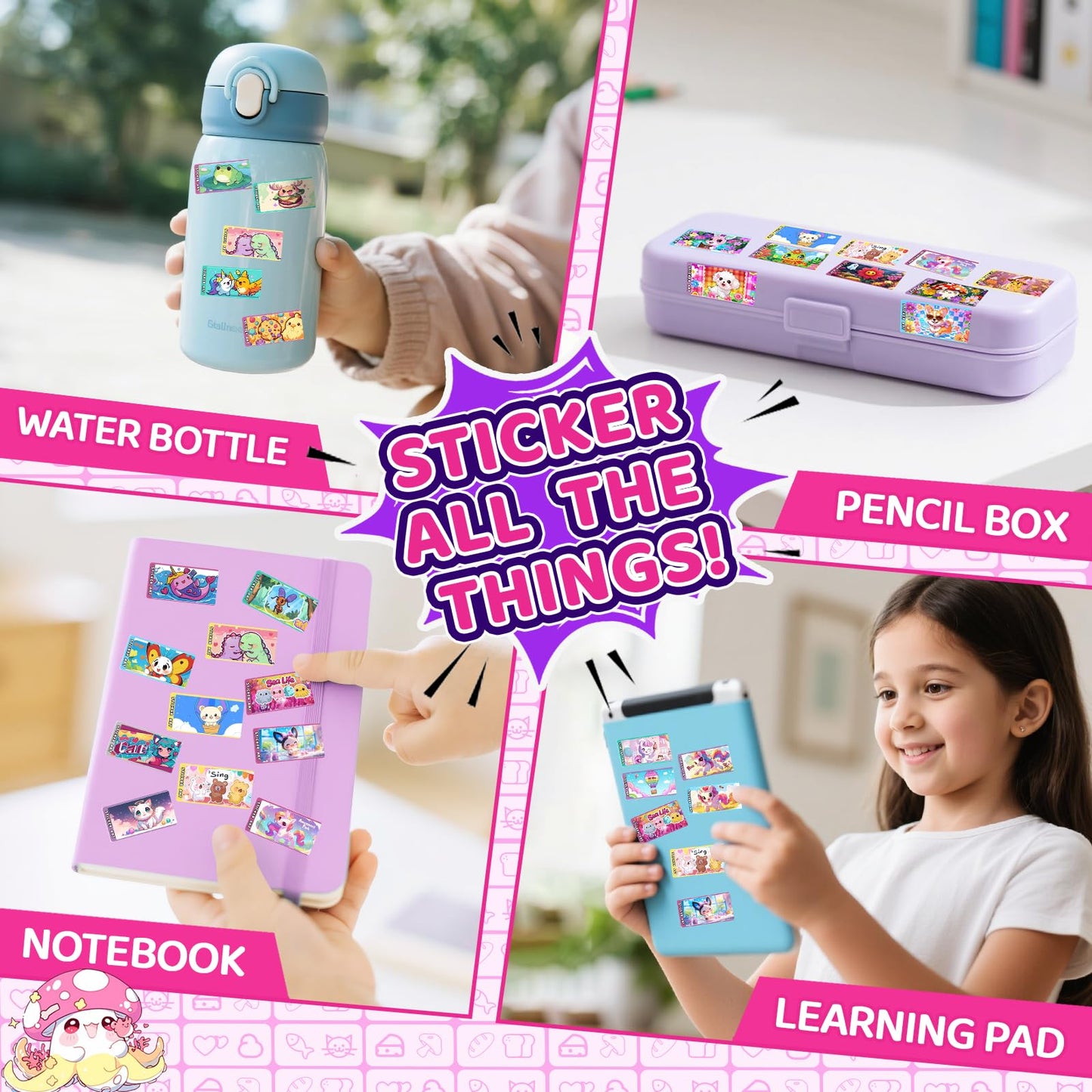 Plunack DIY Jewelry Kit for Kids – Bracelets & Beads (320 Pcs)