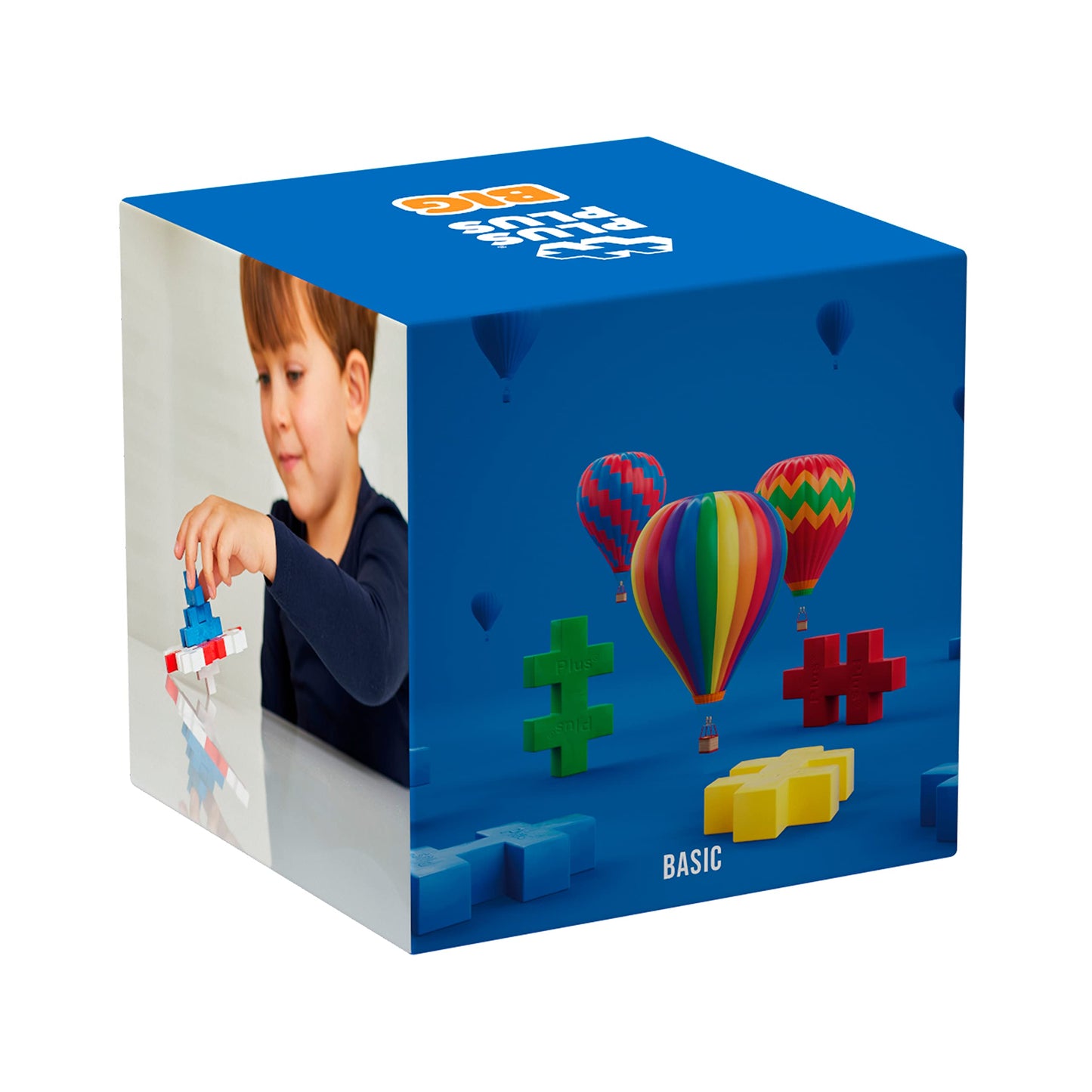 PLUS PLUS BIG Open Play Set 100 Piece - Basic Color Mix | Construction STEM Toy for Toddlers & Preschool