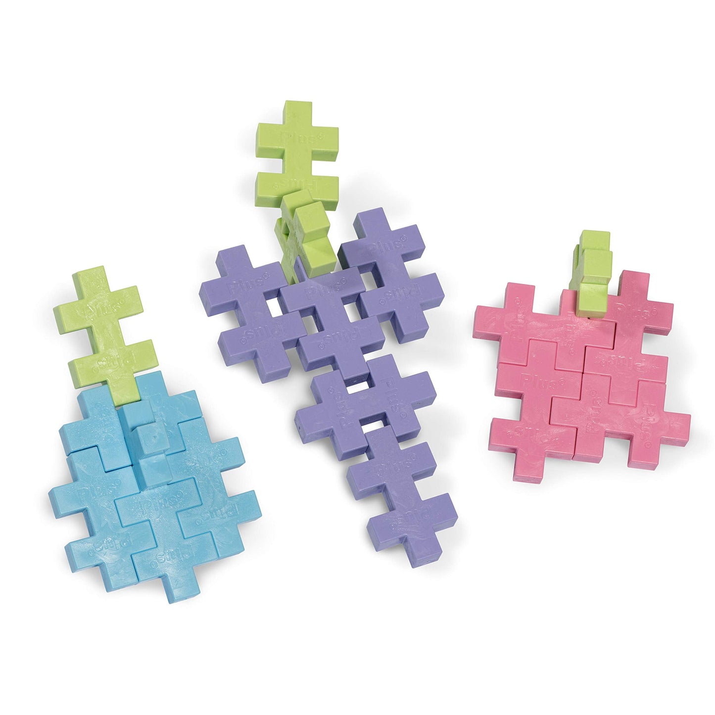 Plus Plus Big Open Play Set – 100 Pieces in Pastel Colors | Large Interlocking Blocks