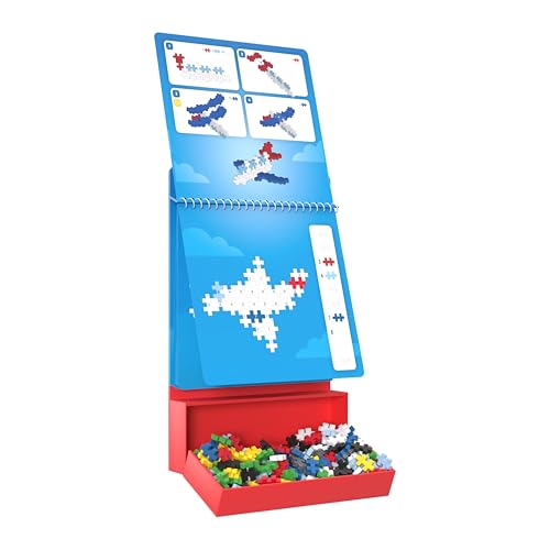Plus Plus Puzzle by Number Activity Pad – Travel STEM Toy for Kids 5-12