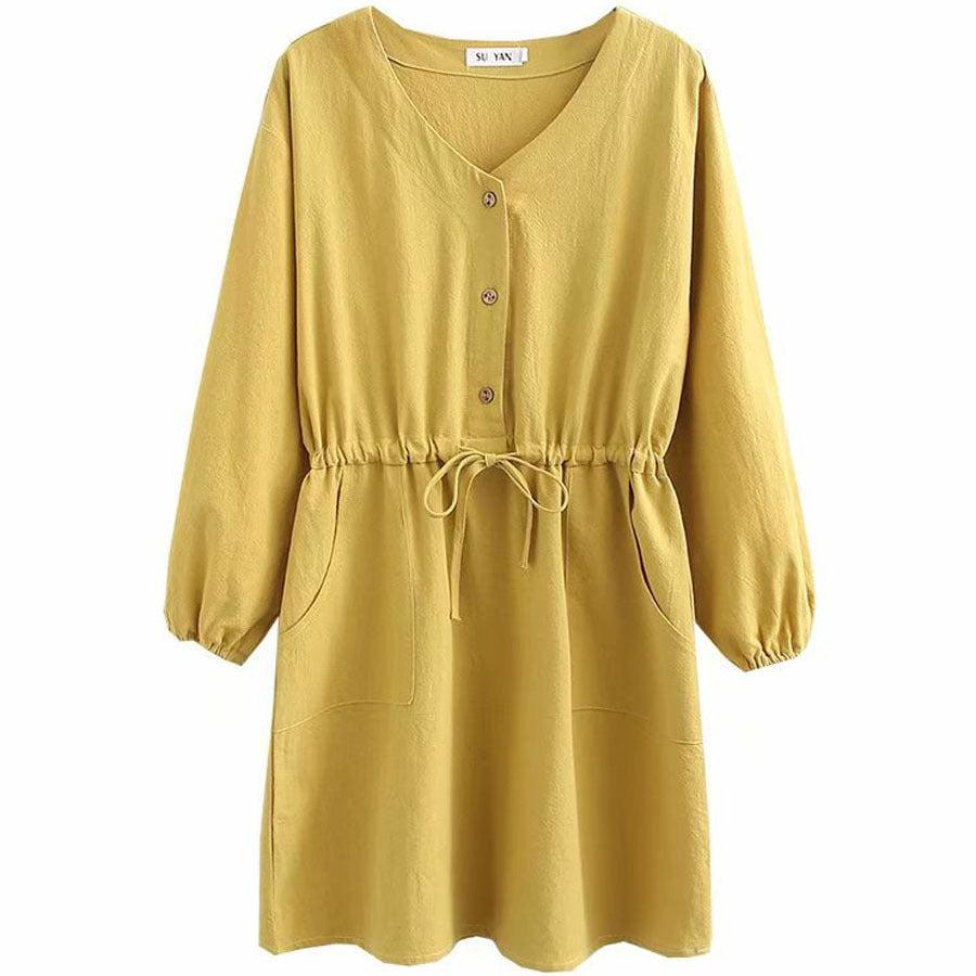 Plus Size Women's Waist Dress