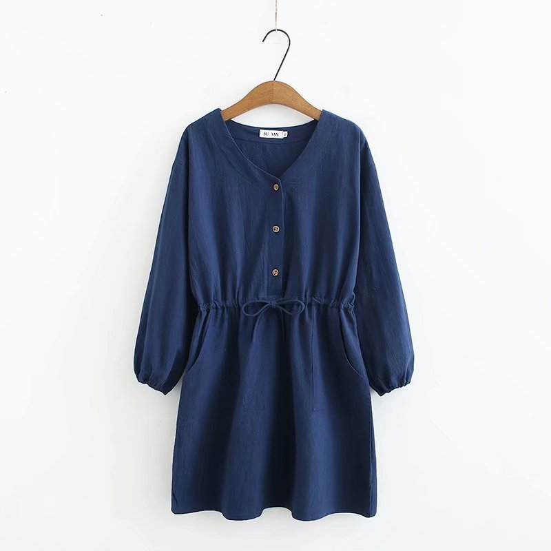Plus Size Women's Waist Dress