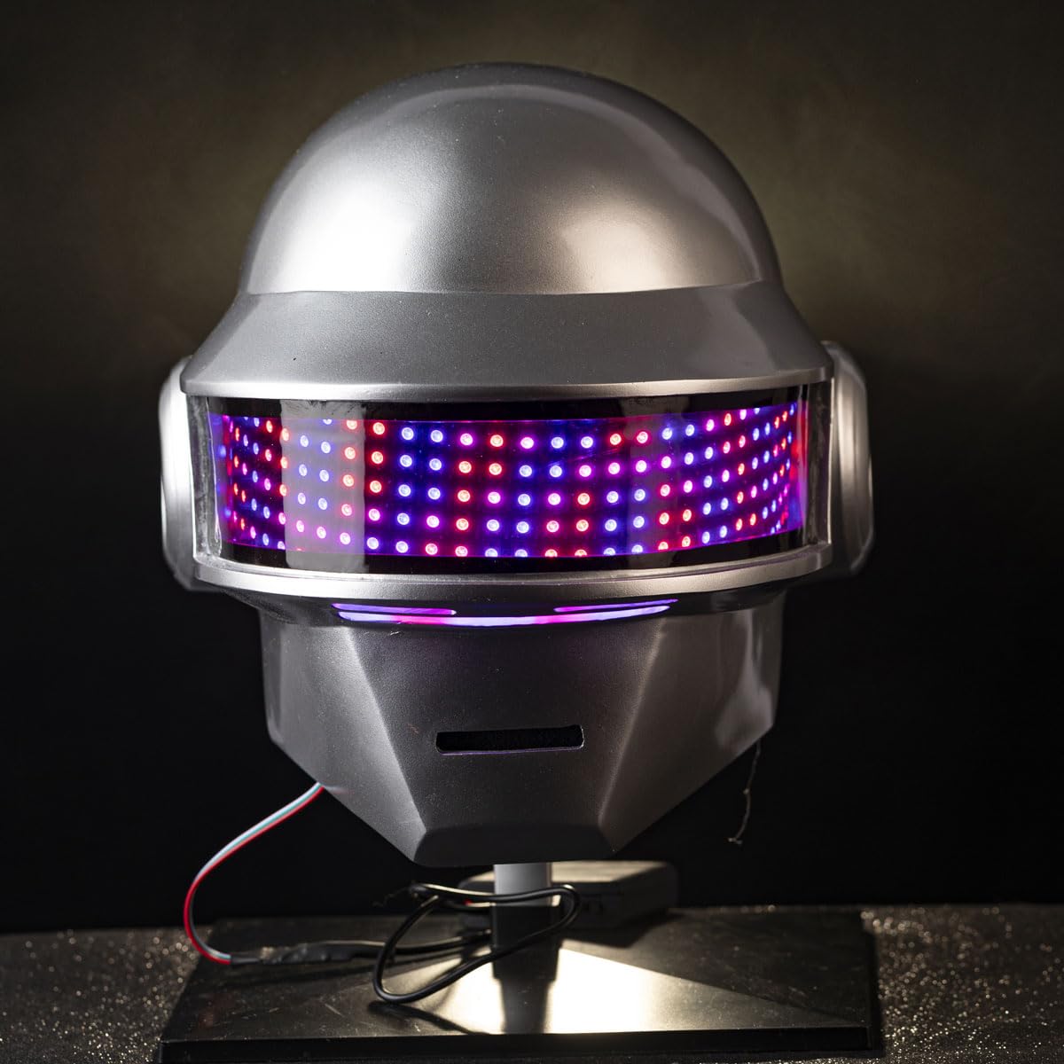 Pluscraft Deluxe Punk Helmet Cosplay Mask – LED Thomas Ver | Premium Resin & PVC Mask for Men, Halloween & Festivals