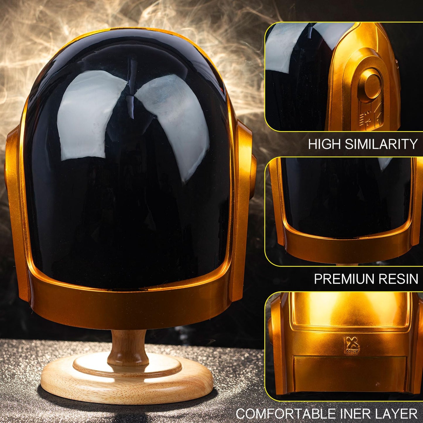 Pluscraft Deluxe Thomas Guy Helmet – Punk Cosplay Mask for Men | Halloween & Festival