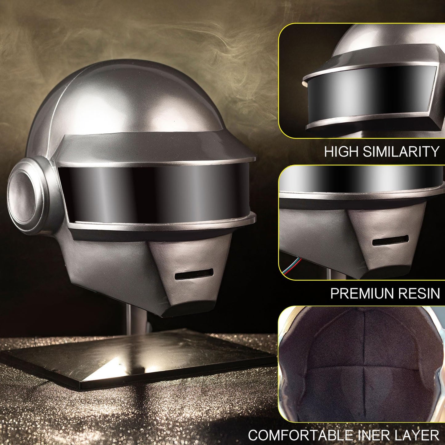 Pluscraft Deluxe Thomas Guy Helmet – Punk Cosplay Mask for Halloween & Festivals