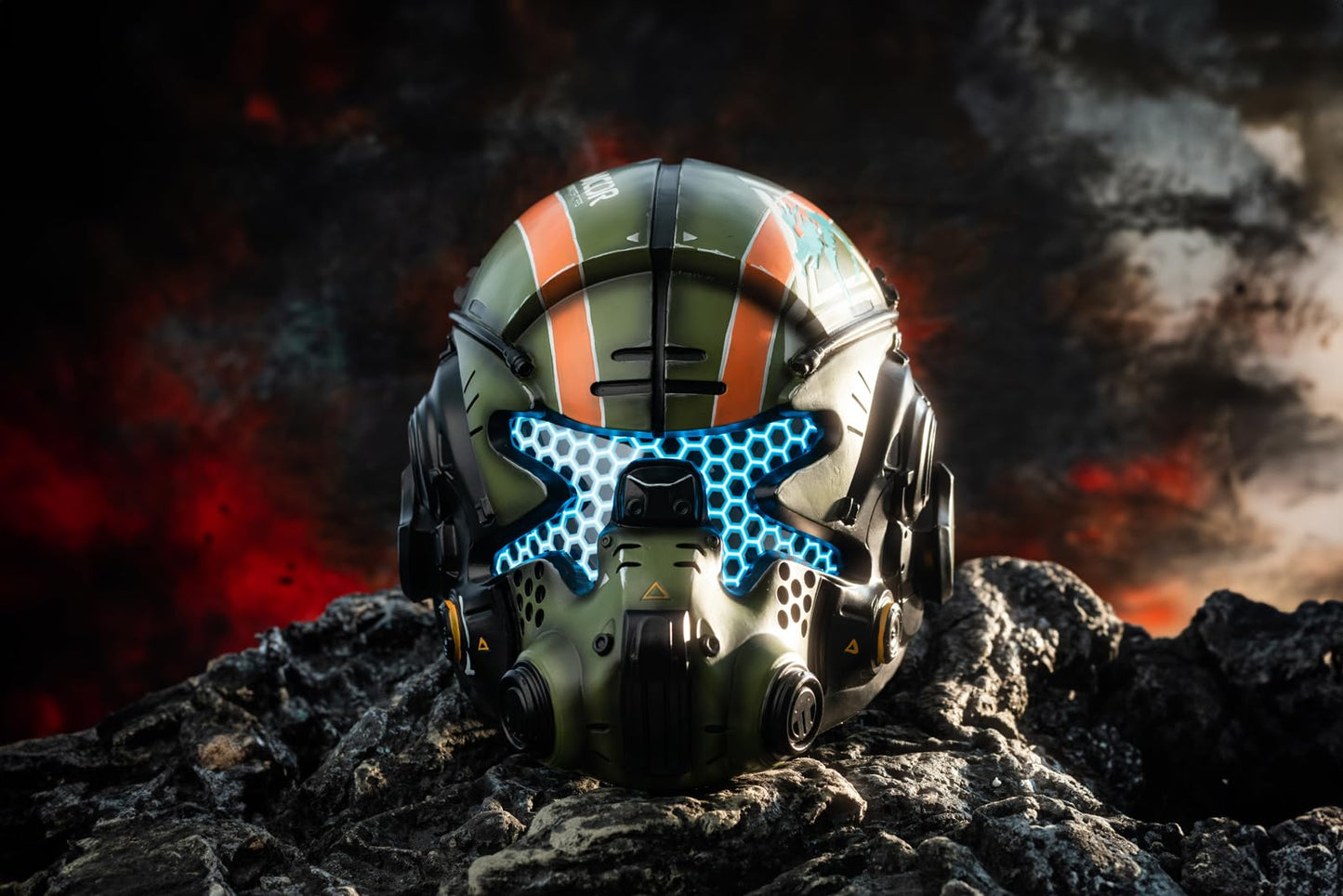 Pluscraft J Cooper Full Head Mask – Upgraded Halloween Cosplay Helmet (1:1 Scale)