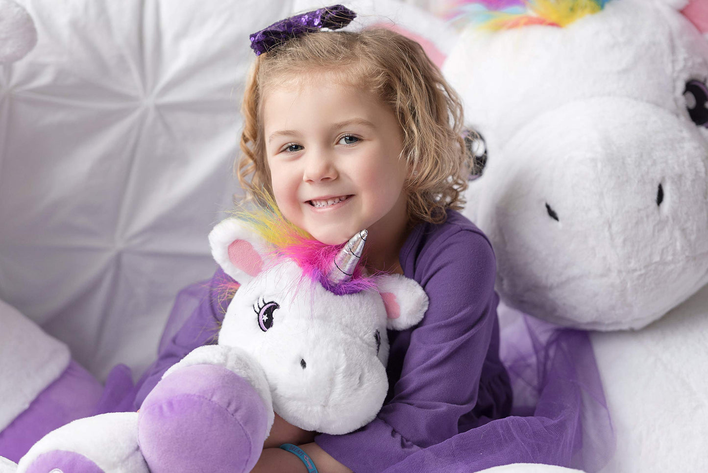 Plushible Poppy – 18-Inch Unicorn Plush Toy, Machine Washable & Soft Stuffed Animal
