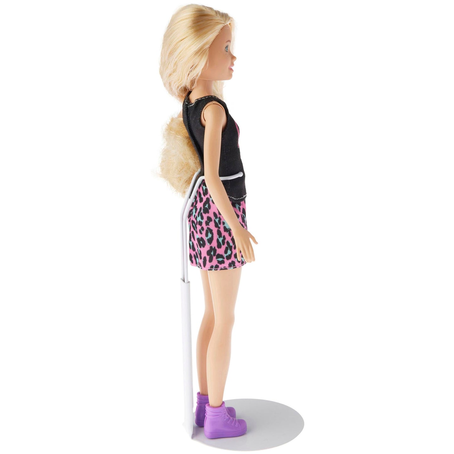 Plymor DSP-5125W White Adjustable Doll Stand for 10–12 Inch Slim-Waist Dolls