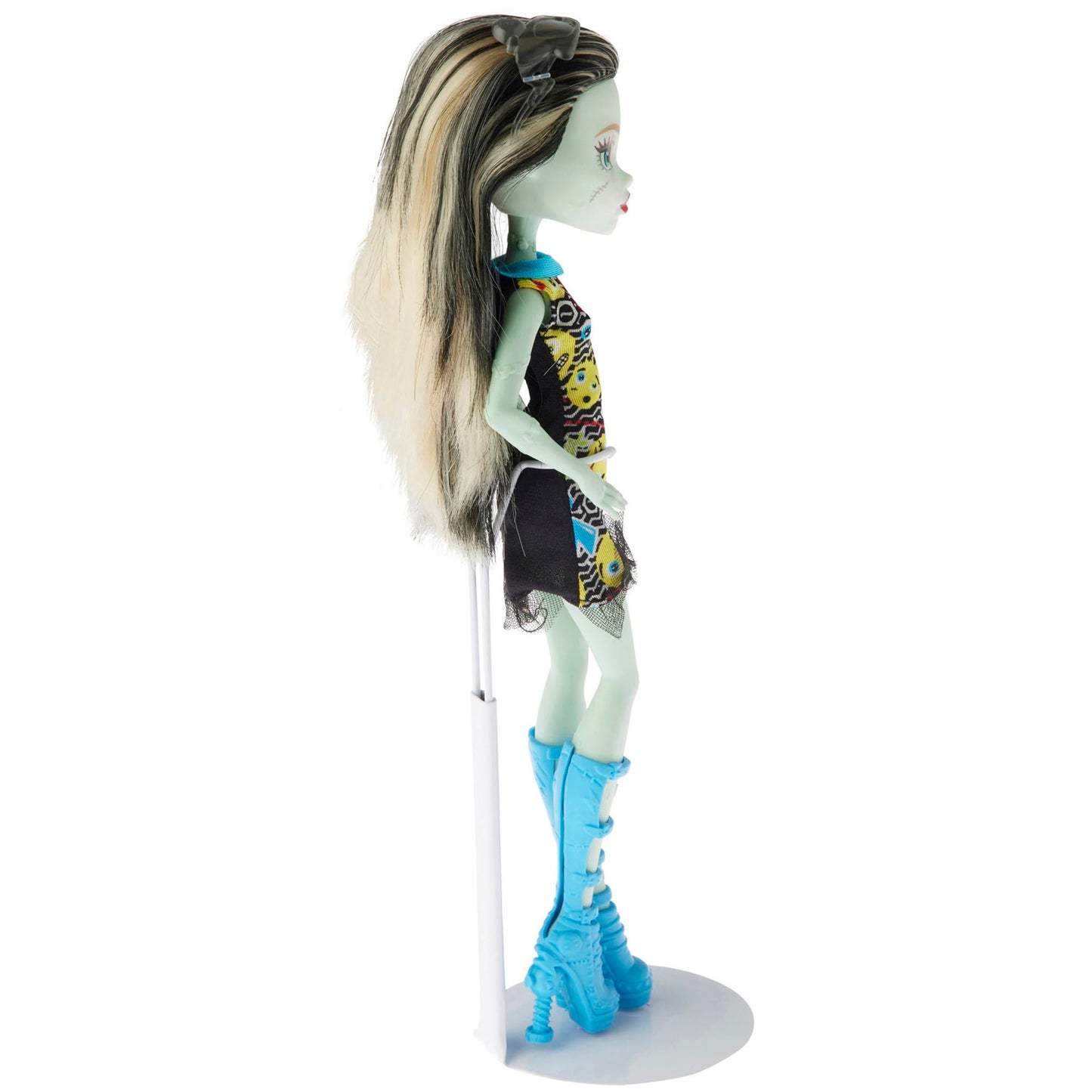 Plymor DSP-5125W White Adjustable Doll Stand for 10–12 Inch Slim-Waist Dolls