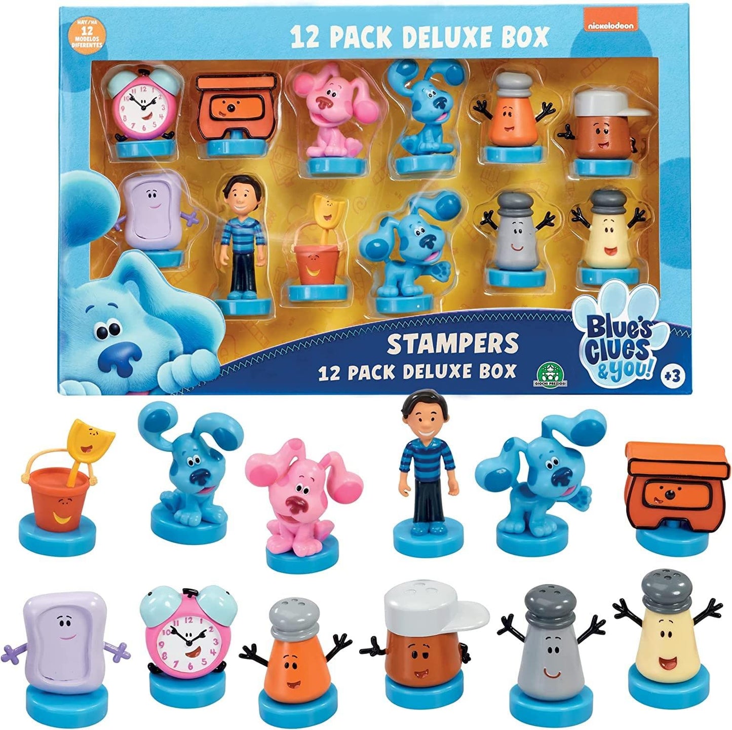 P.M.I. Blue's Clues Stamps for Kids – 5-Stamps in 1 Pack | Collect All 12 Characters