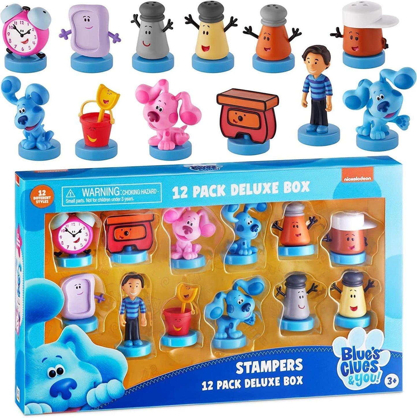 P.M.I. Blue's Clues Stamps for Kids – 5-Stamps in 1 Pack | Collect All 12 Characters