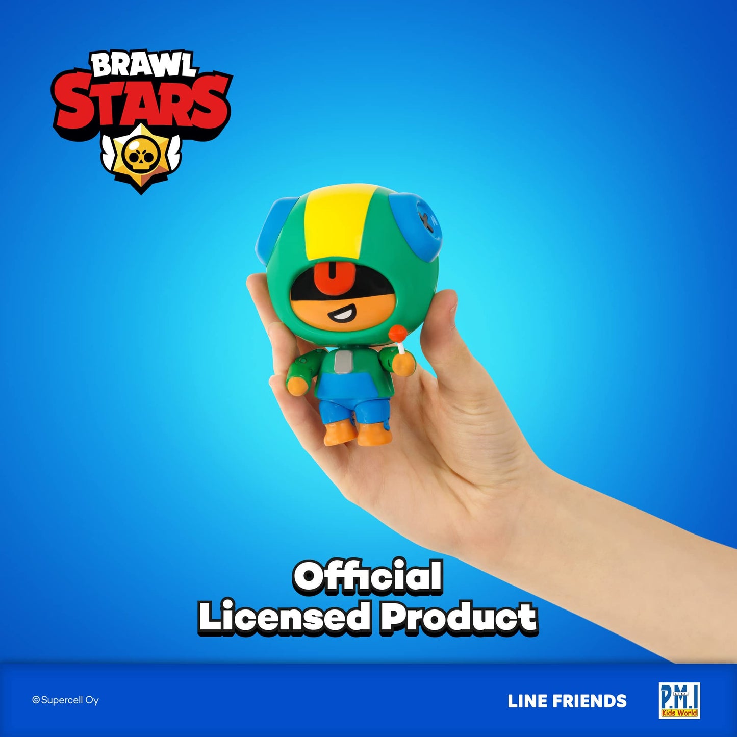 P.M.I. Brawl Stars Action Figures – Spike, Crow, Colt, Leon, Mortis | 4.5-Inch Collectibles