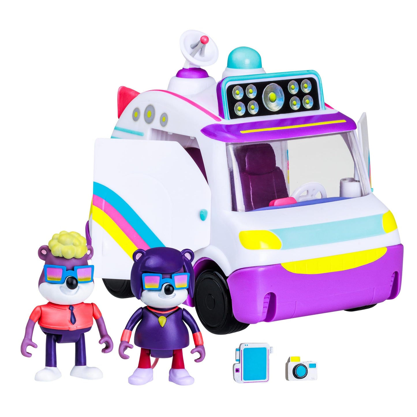 P.M.I. The Creature Cases Mice Squad Van – Secret Agent Vehicle with Rolling Wheels | PMI Toys