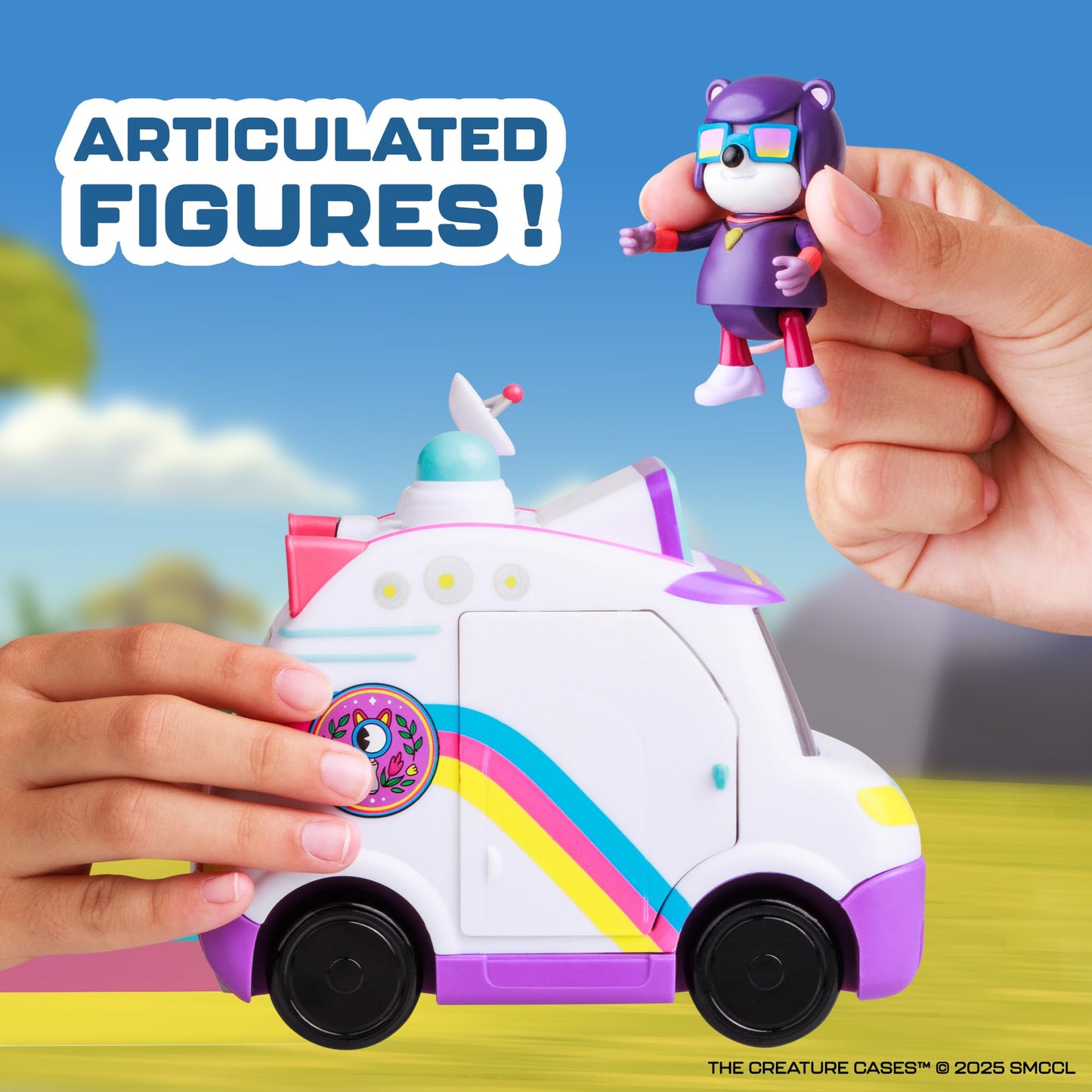 P.M.I. The Creature Cases Mice Squad Van – Secret Agent Vehicle with Rolling Wheels | PMI Toys