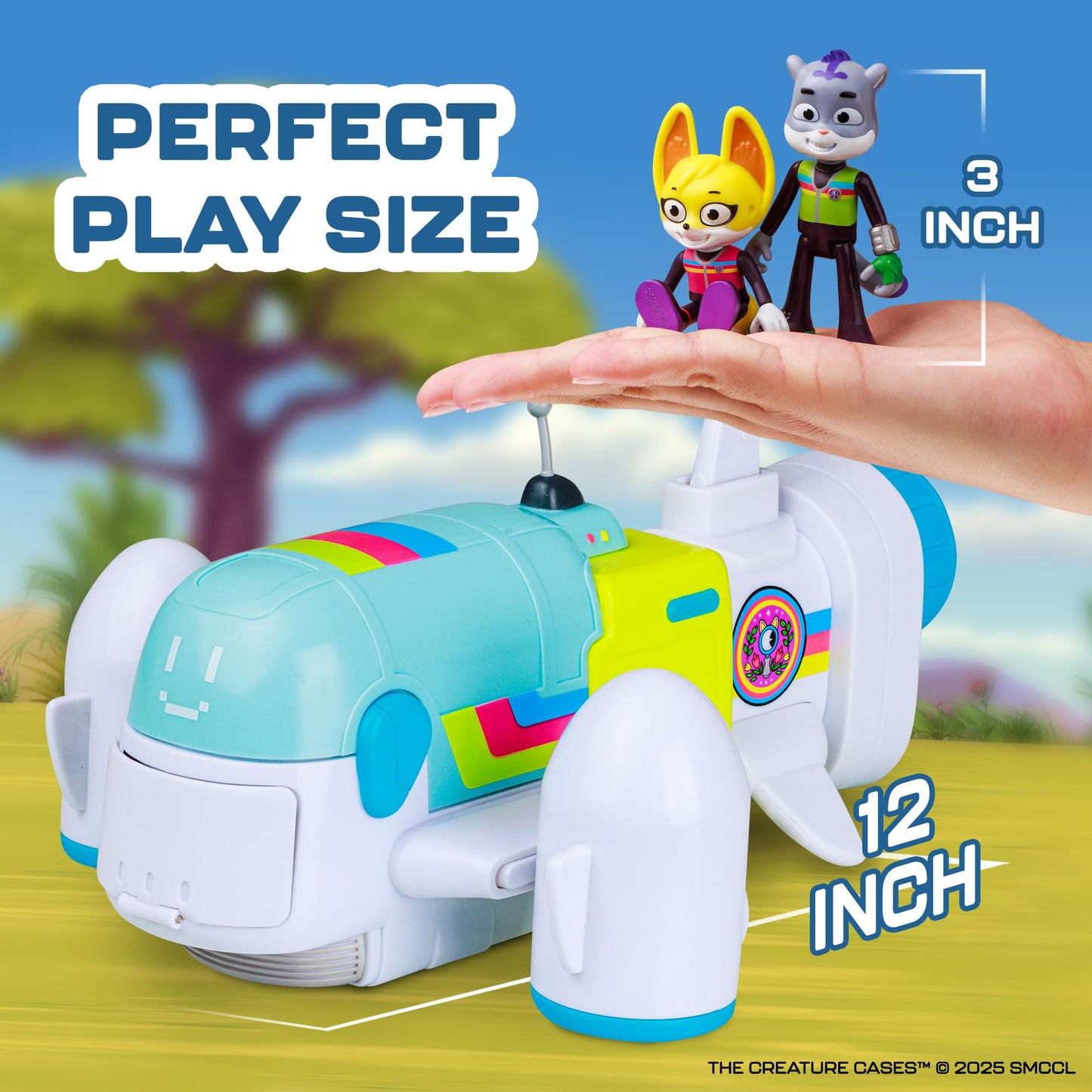P.M.I. Creature Cases R.O.N. Jet Playset – Airborne Command Center for 3-Inch Figures