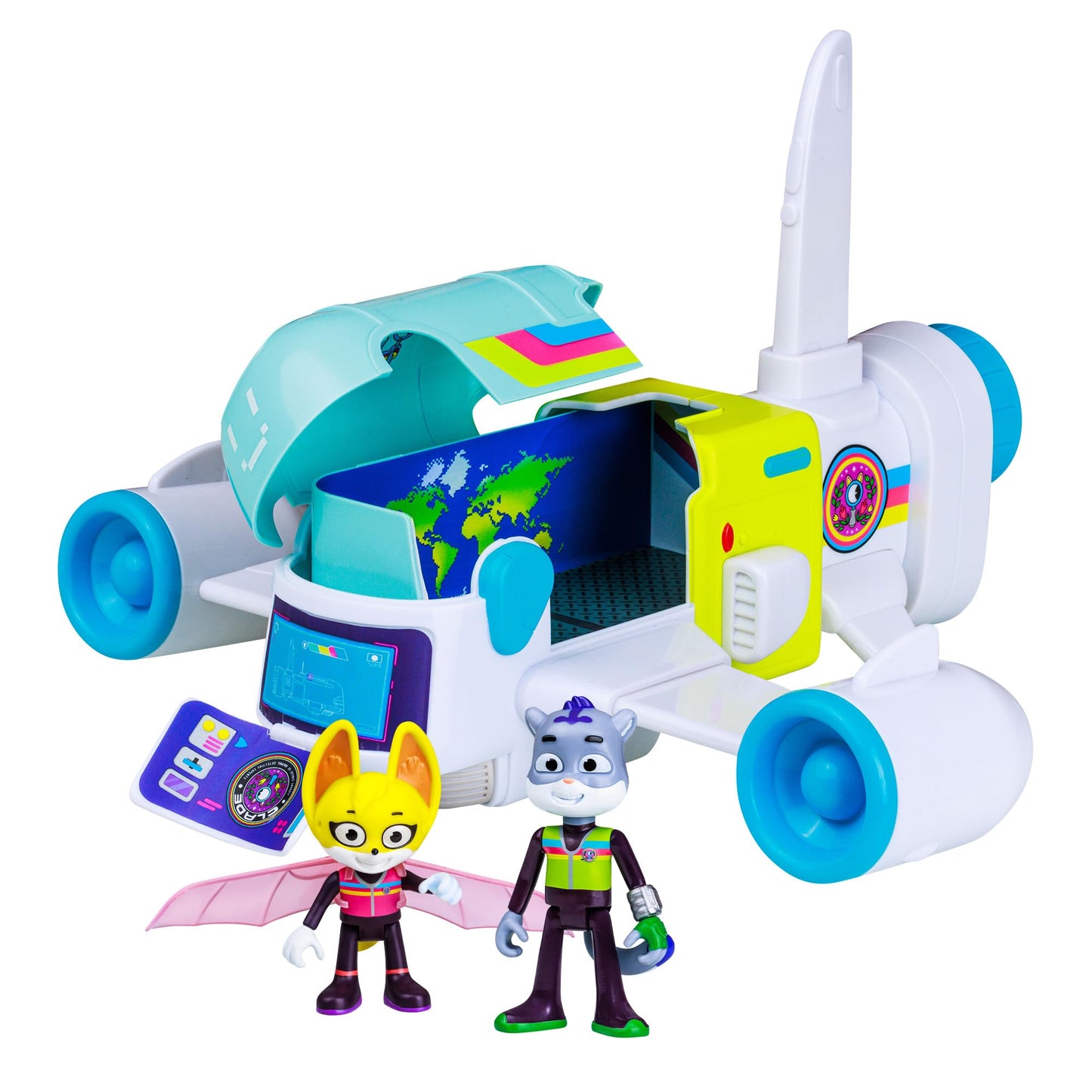 P.M.I. Creature Cases R.O.N. Jet Playset – Airborne Command Center for 3-Inch Figures
