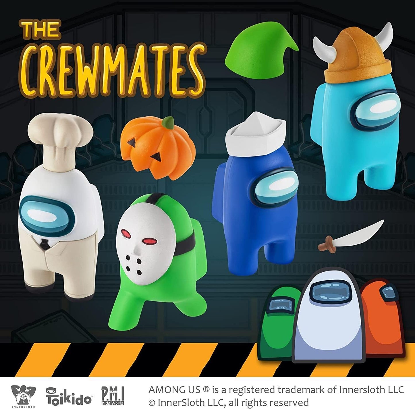 PMI Crewmate Figures – 8 In-Box Collectibles, Hidden Impostors & Hats