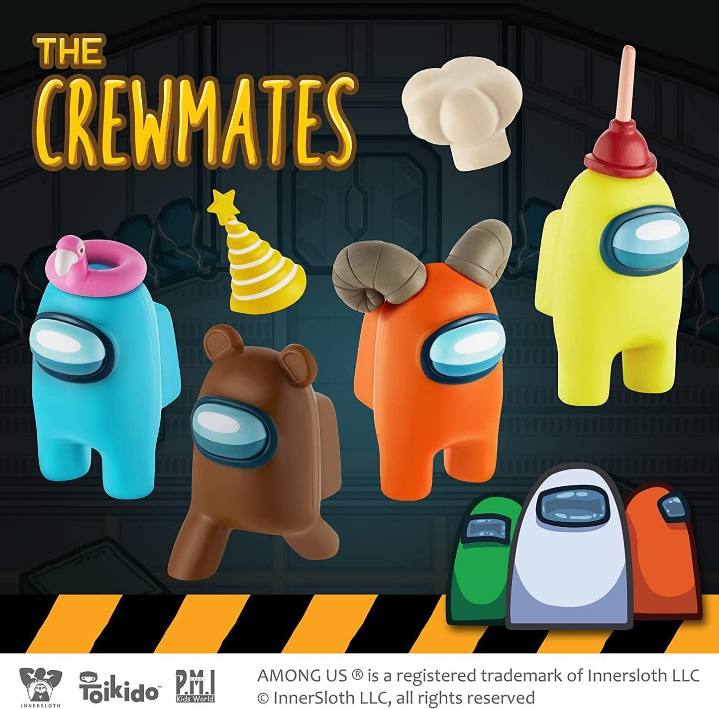 PMI Crewmate Figures – 8 In-Box Collectibles, Hidden Impostors & Hats
