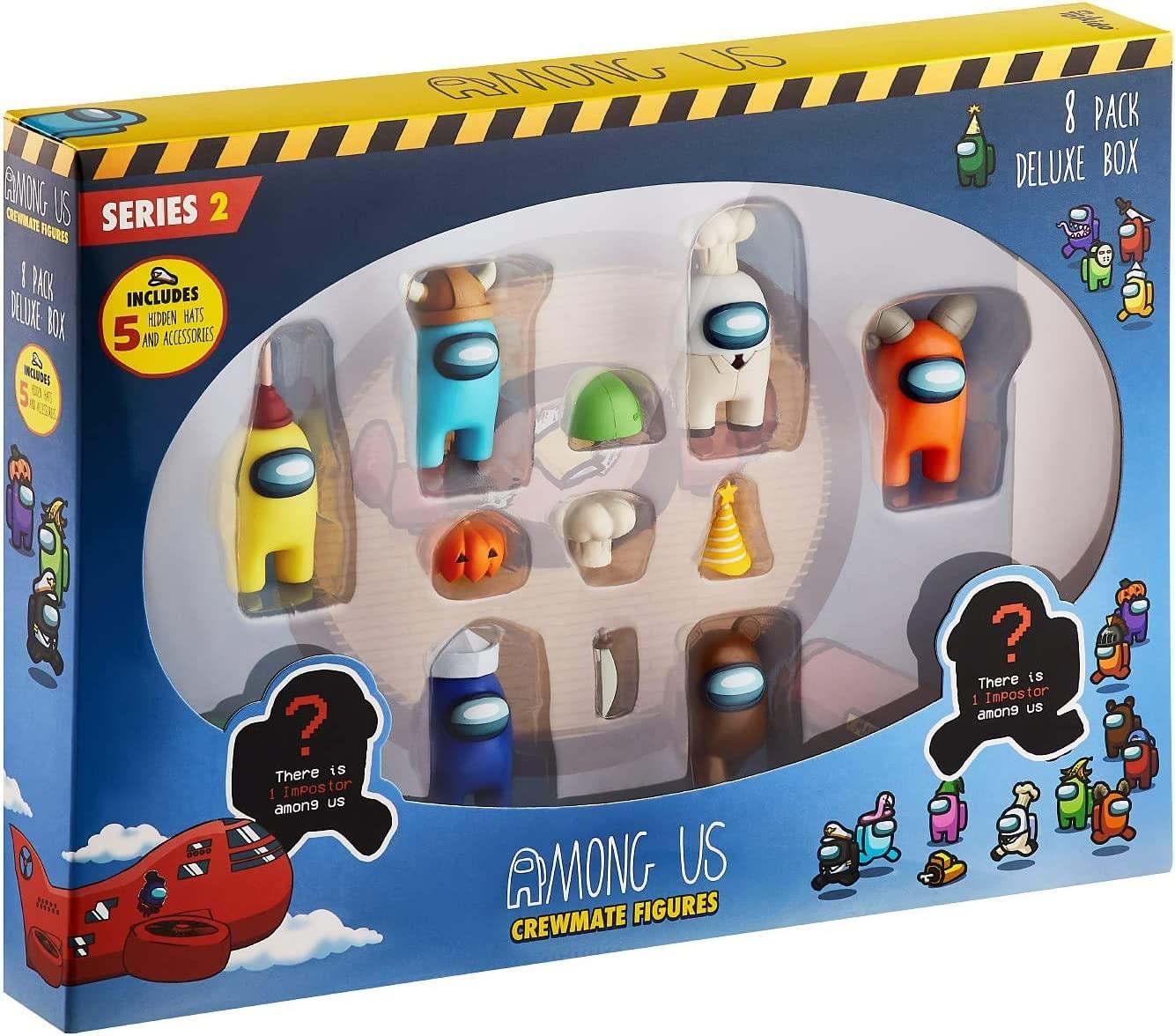 PMI Crewmate Figures – 8 In-Box Collectibles, Hidden Impostors & Hats