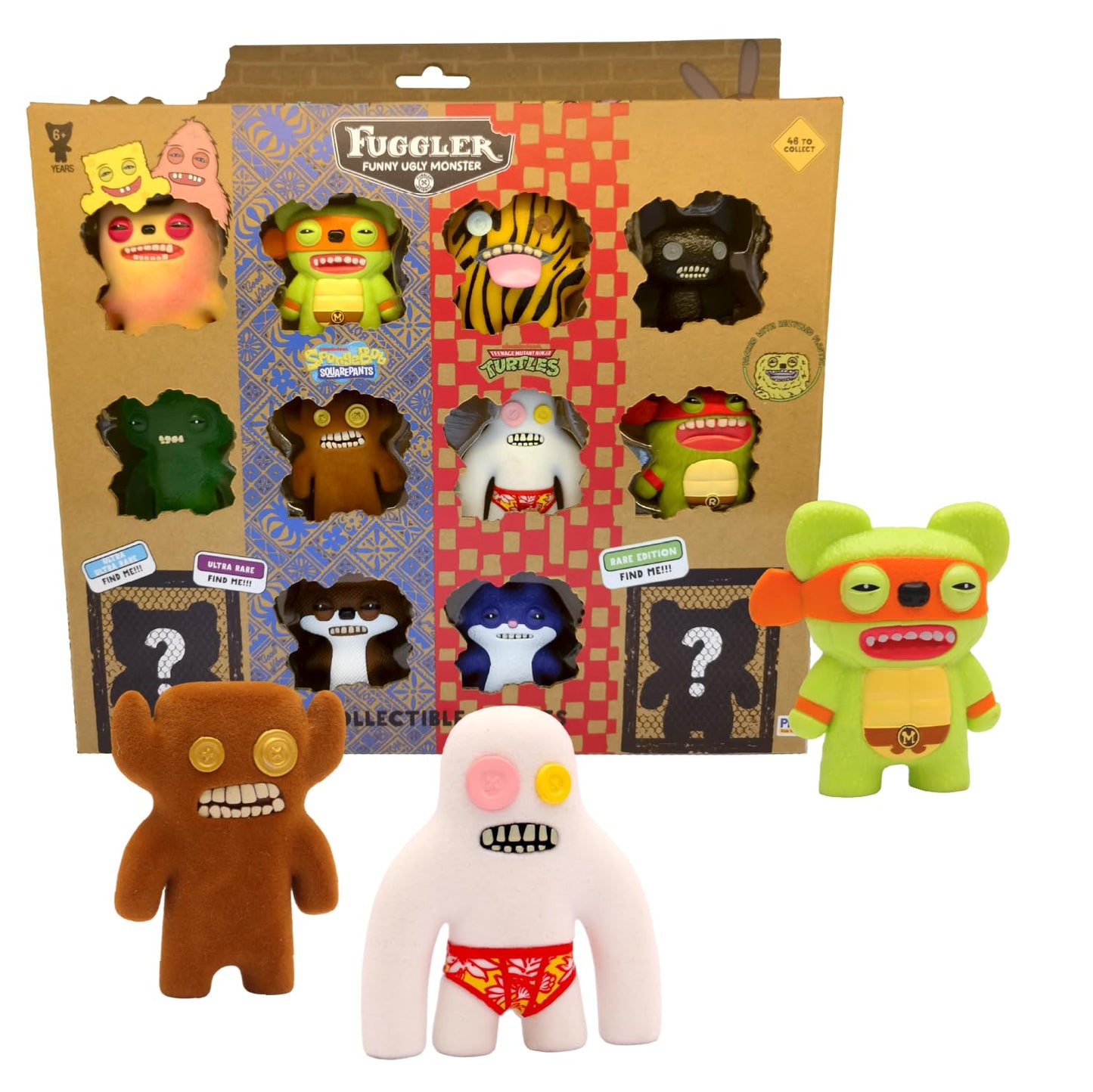 Fuggler Series 2 12-Pack Window Box – Mystery Figures with 2 Hidden Surprises | PMI Collectibles