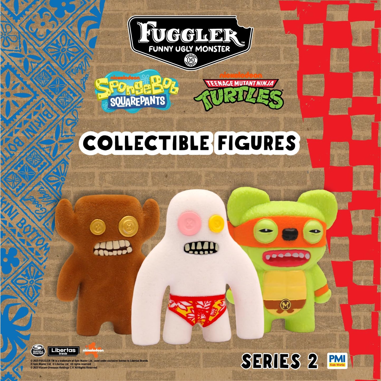 Fuggler Series 2 12-Pack Window Box – Mystery Figures with 2 Hidden Surprises | PMI Collectibles