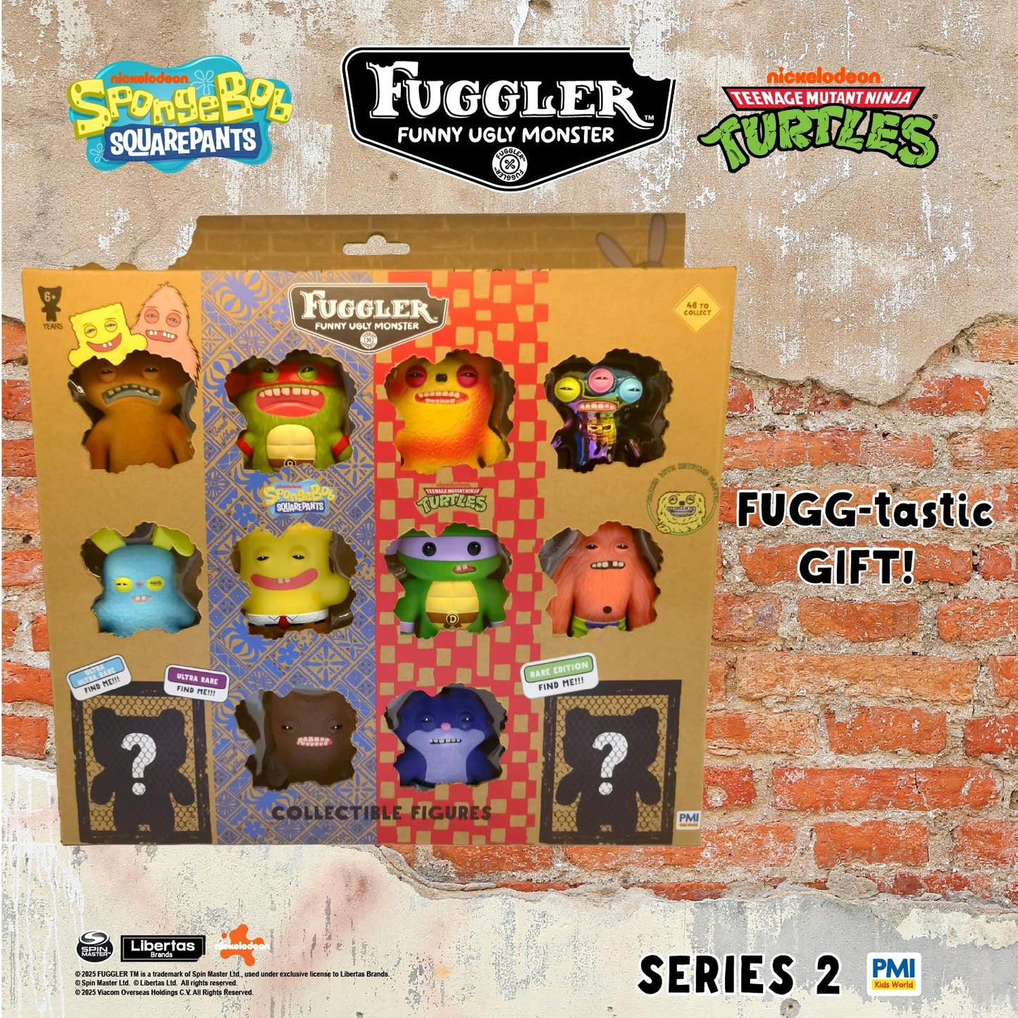 P.M.I. Fuggler Series 2 12-Pack Window Box – Collectible Mystery Figures