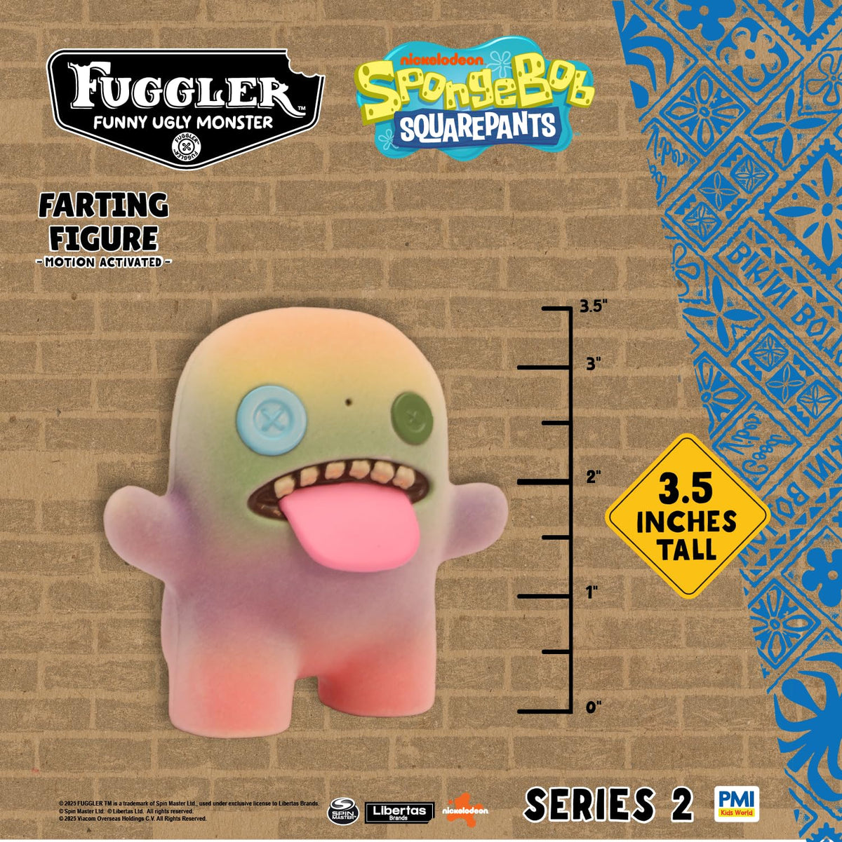 P.M.I. Fuggler Series 2 Farting Figures – Sensor-Activated Sound Surprises (Oogah Boogah)