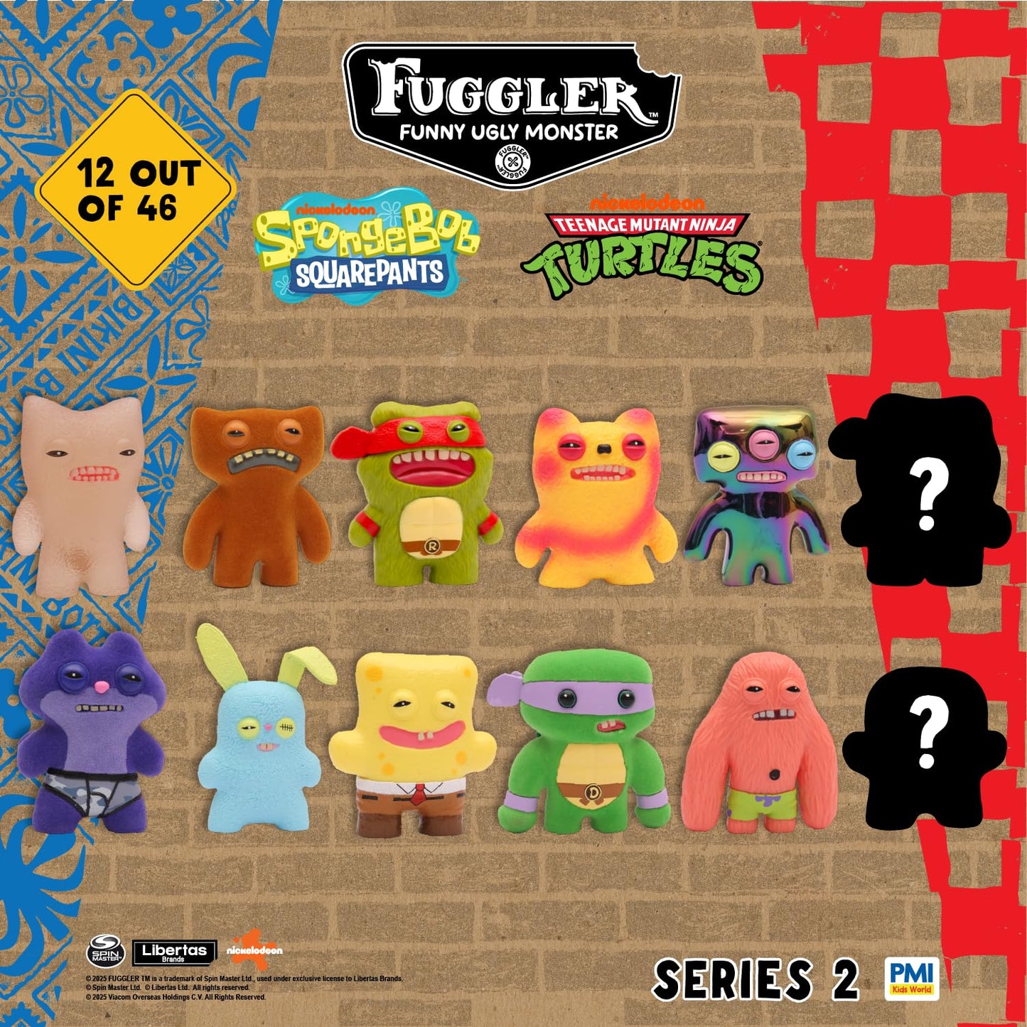 P.M.I. Fuggler Series 2 12-Pack Window Box – Collectible Mystery Figures