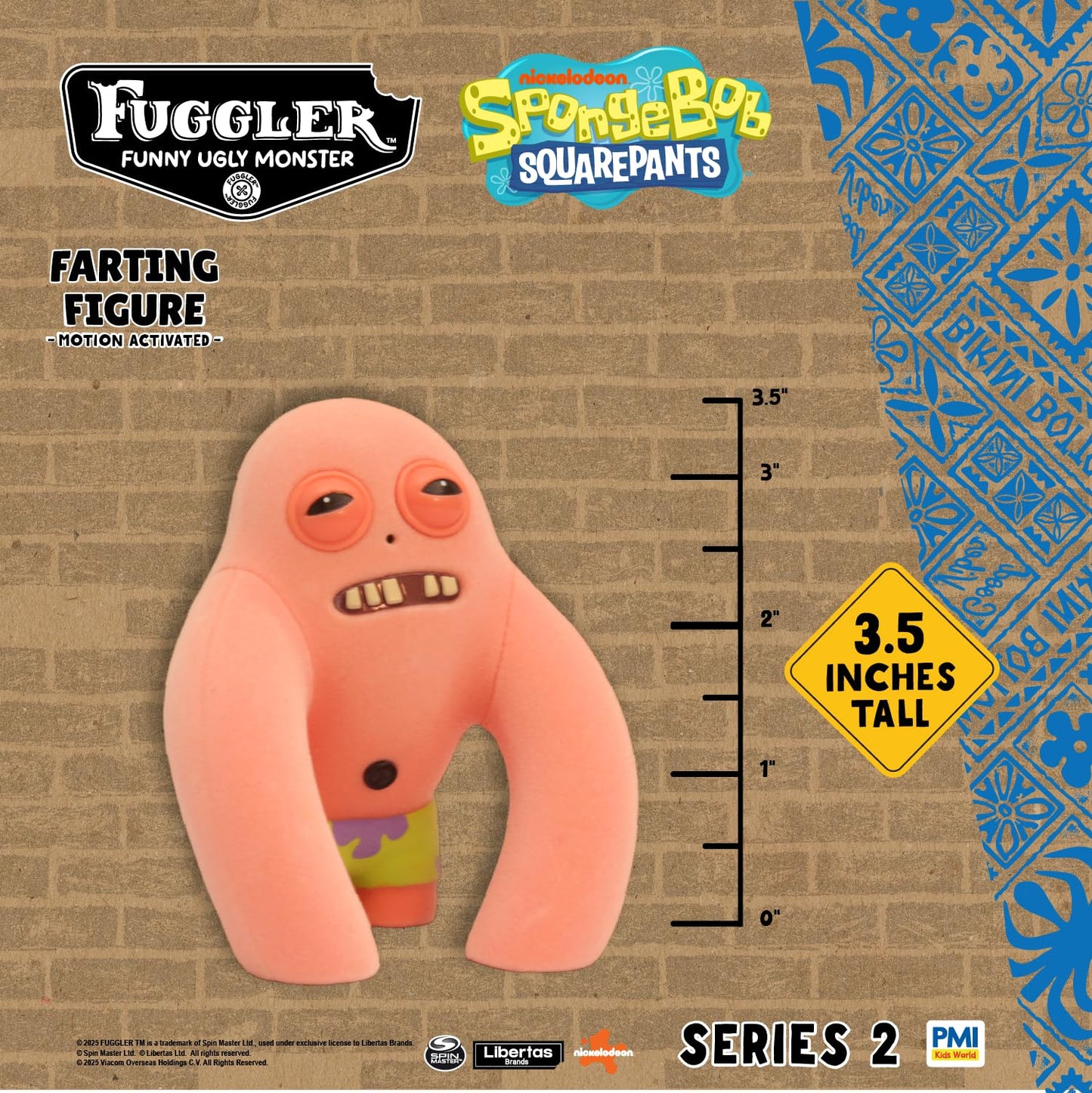 PMI Fuggler Series 2 Farting Figures – Sensor-Activated Noisy Collectible Patrick