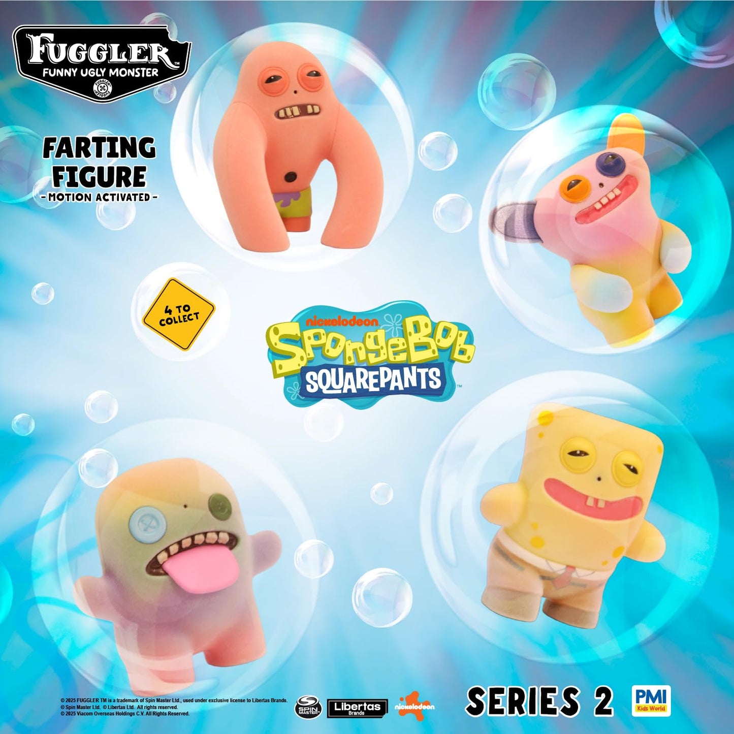 PMI Fuggler Series 2 Farting Figures – Sensor-Activated Noisy Collectible Patrick