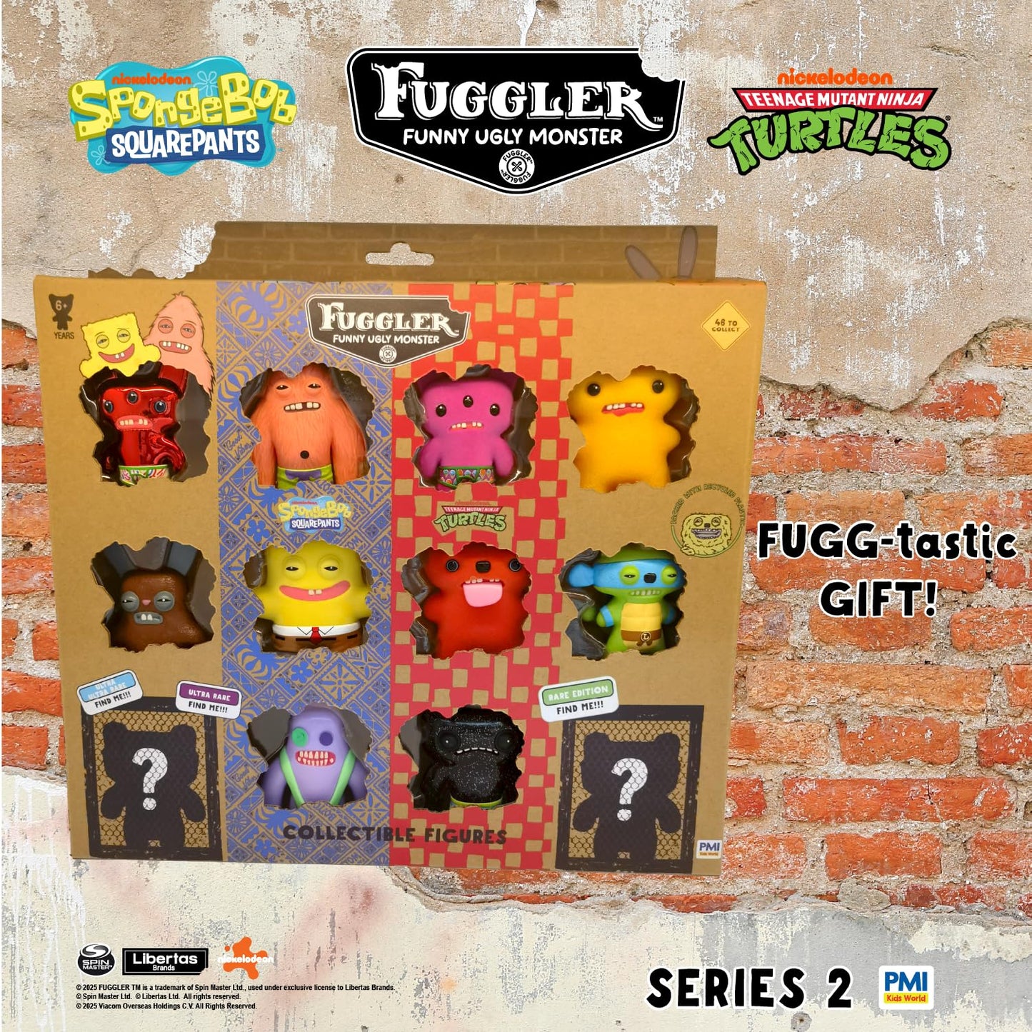 Fuggler Series 2 12-Pack Window Box | Collectible Mystery Figures by P.M.I.