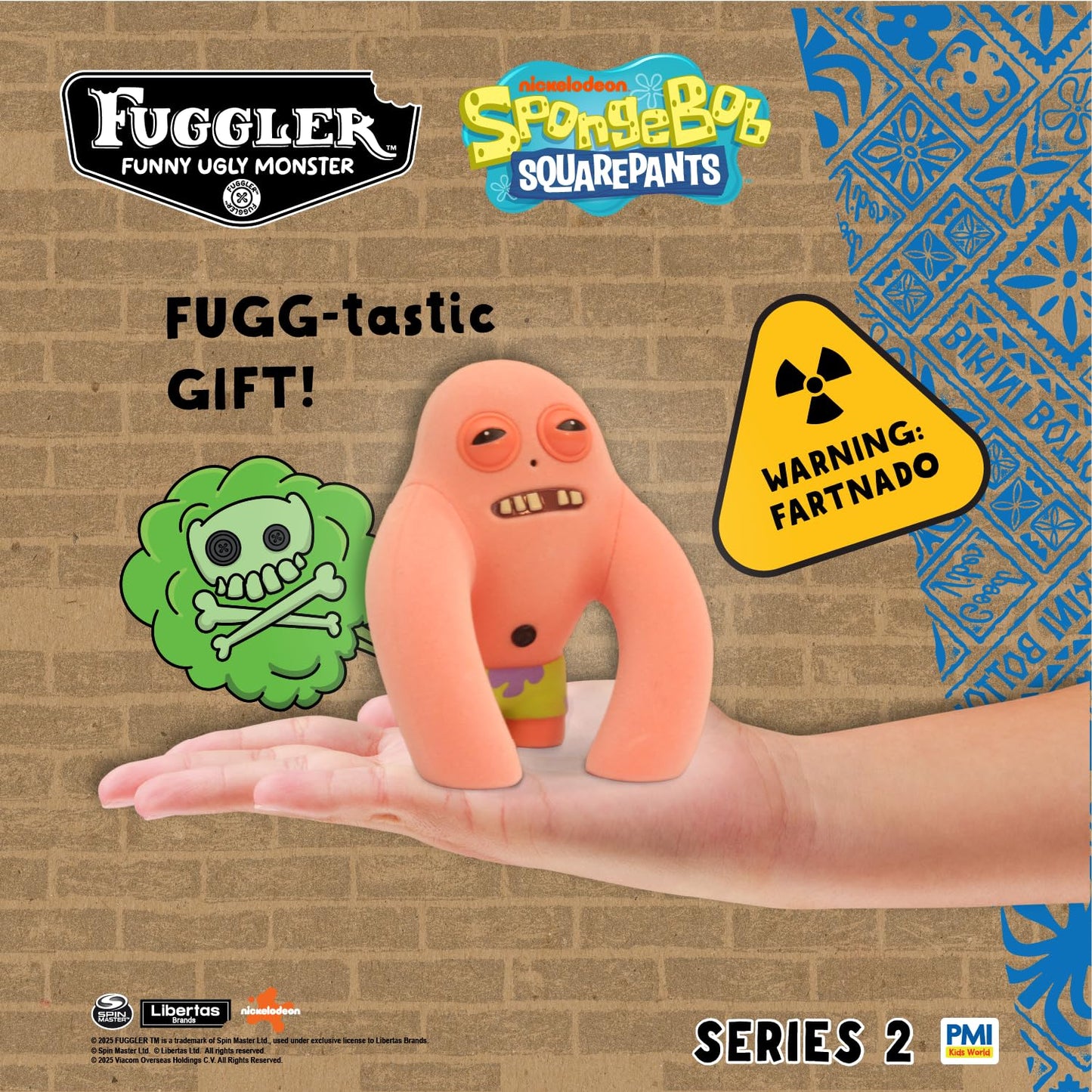 PMI Fuggler Series 2 Farting Figures – Sensor-Activated Noisy Collectible Patrick