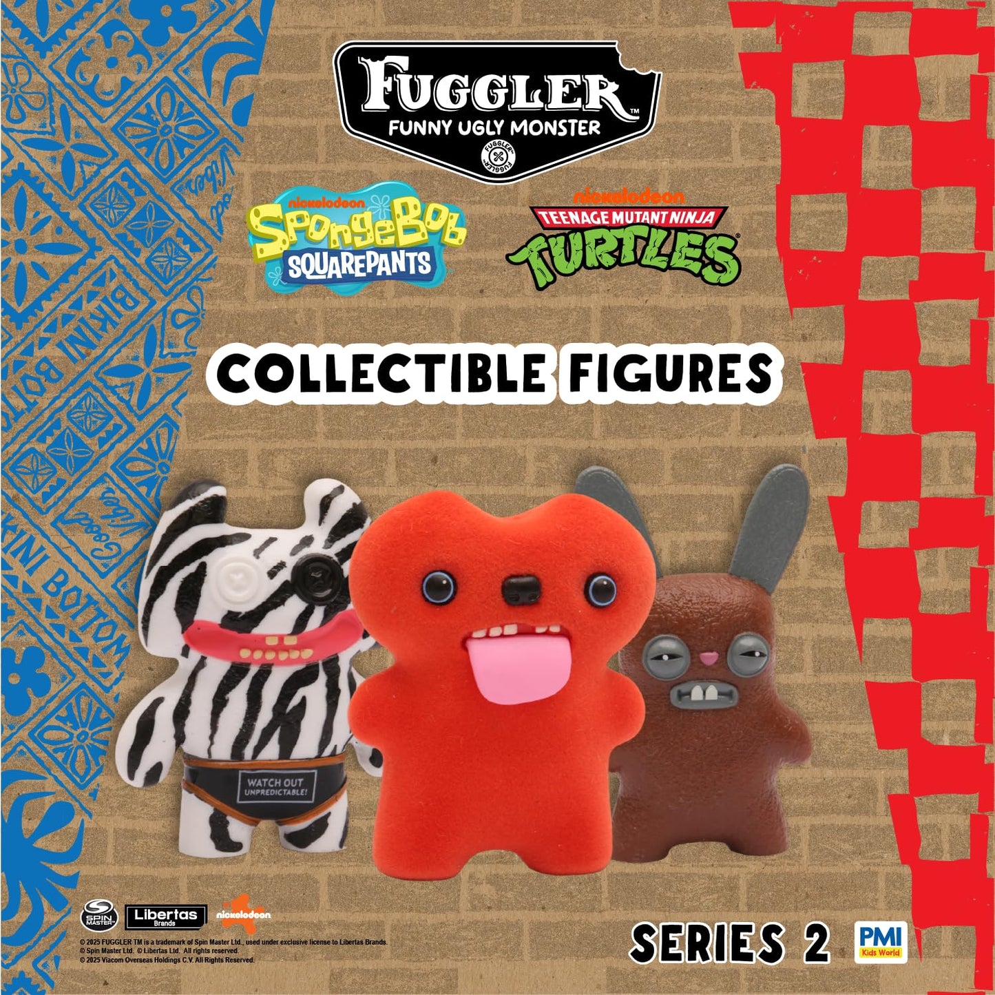 P.M.I. Fuggler Series 2 6-Pack Window Box Collectible Plush – Paramount Crossover Edition (Assortment F)