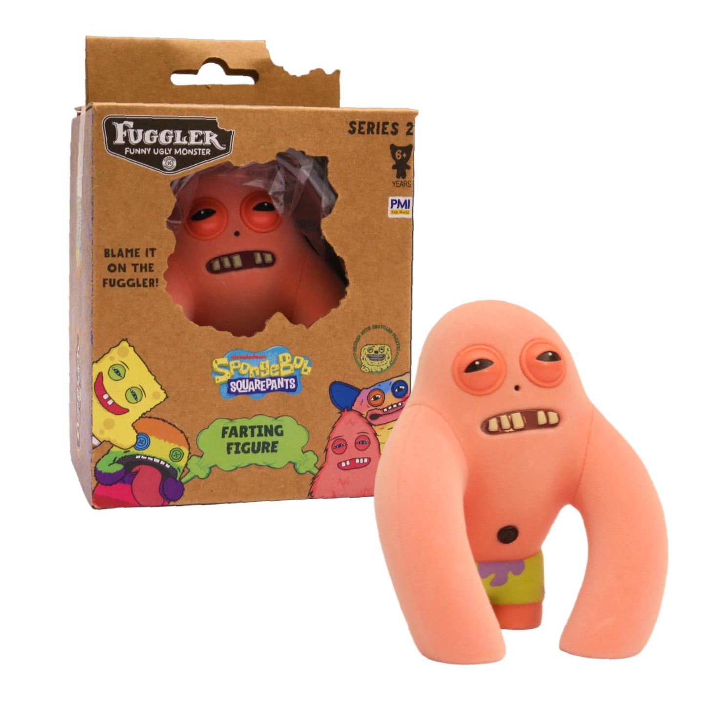 PMI Fuggler Series 2 Farting Figures – Sensor-Activated Noisy Collectible Patrick