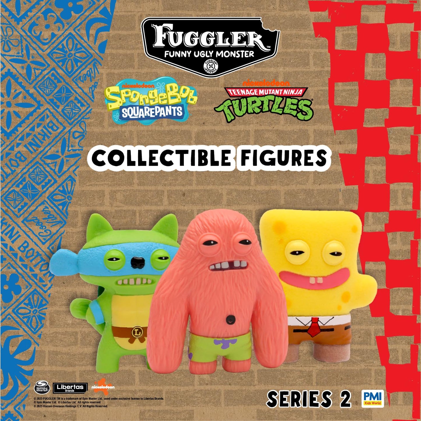 Fuggler Series 2 12-Pack Window Box | Collectible Mystery Figures by P.M.I.