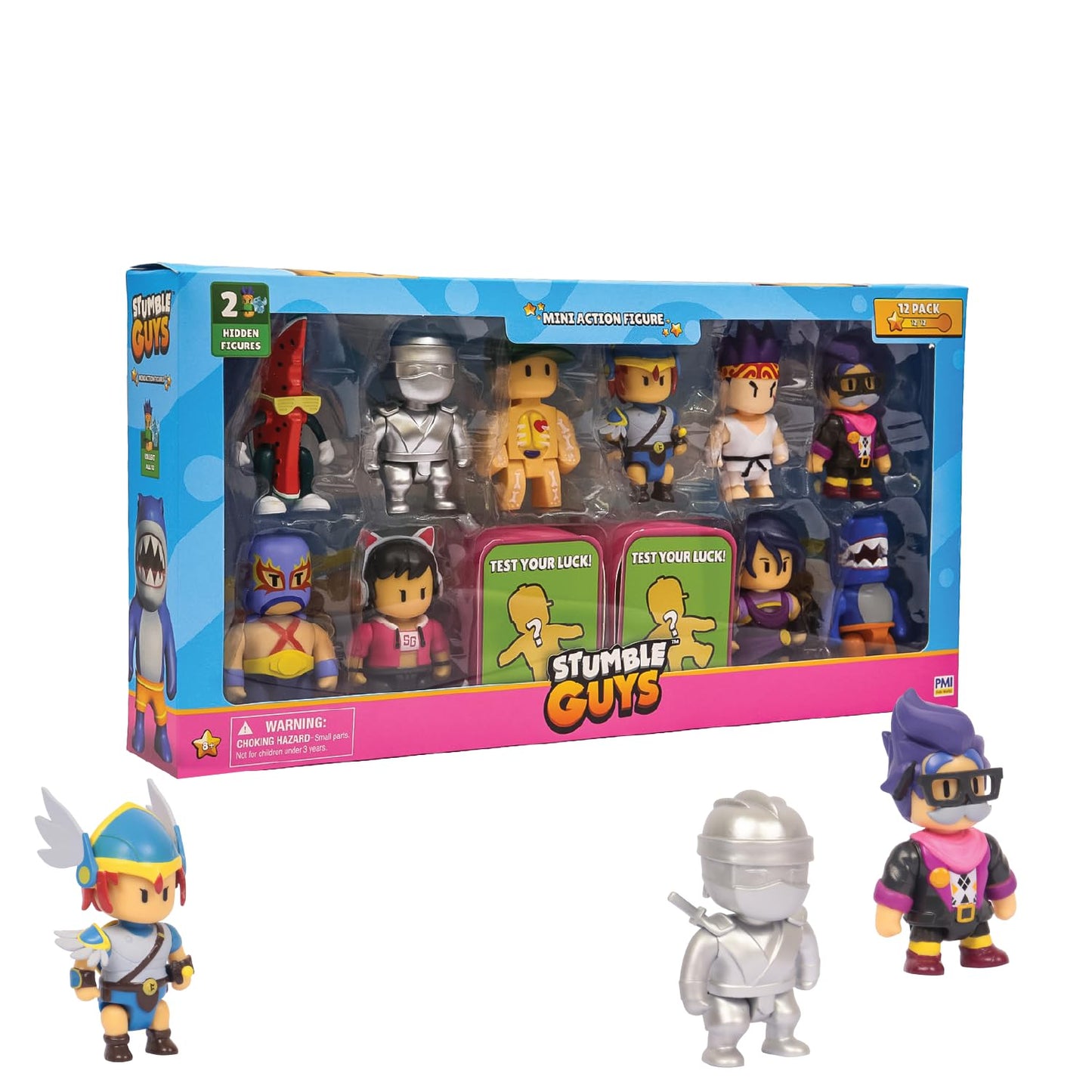 P.M.I. Stumble Guys Series 3 Mini Articulated Figures – 12-Pack Deluxe Box